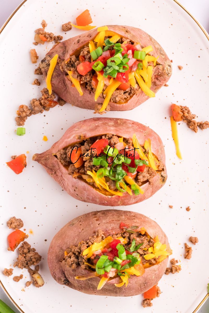 Taco Stuffed Sweet Potatoes - Exclusive