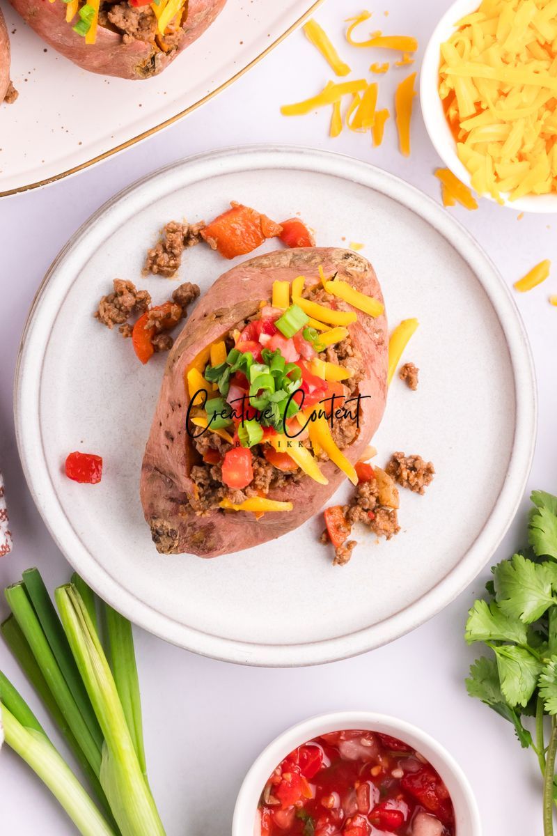 Taco Stuffed Sweet Potatoes - Exclusive