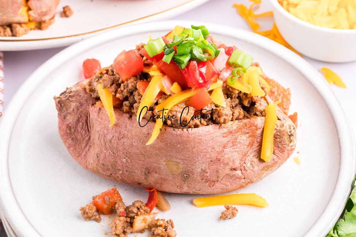 Taco Stuffed Sweet Potatoes - Exclusive