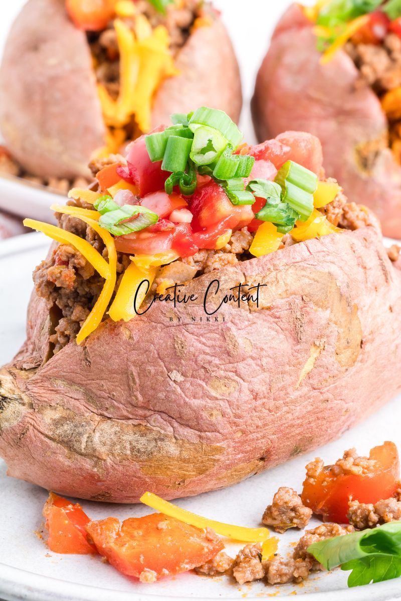 Taco Stuffed Sweet Potatoes - Exclusive