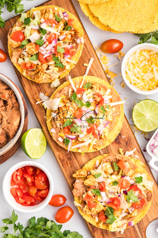 Tasty Chicken Tostadas - Exclusive