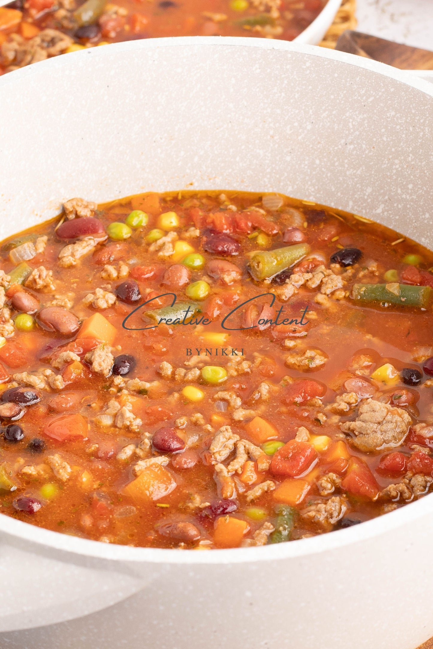 Three Bean Beef Soup  -  Exclusive