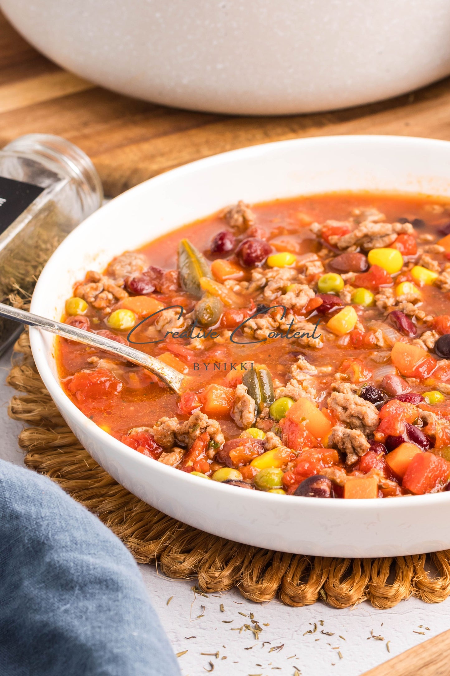 Three Bean Beef Soup  -  Exclusive
