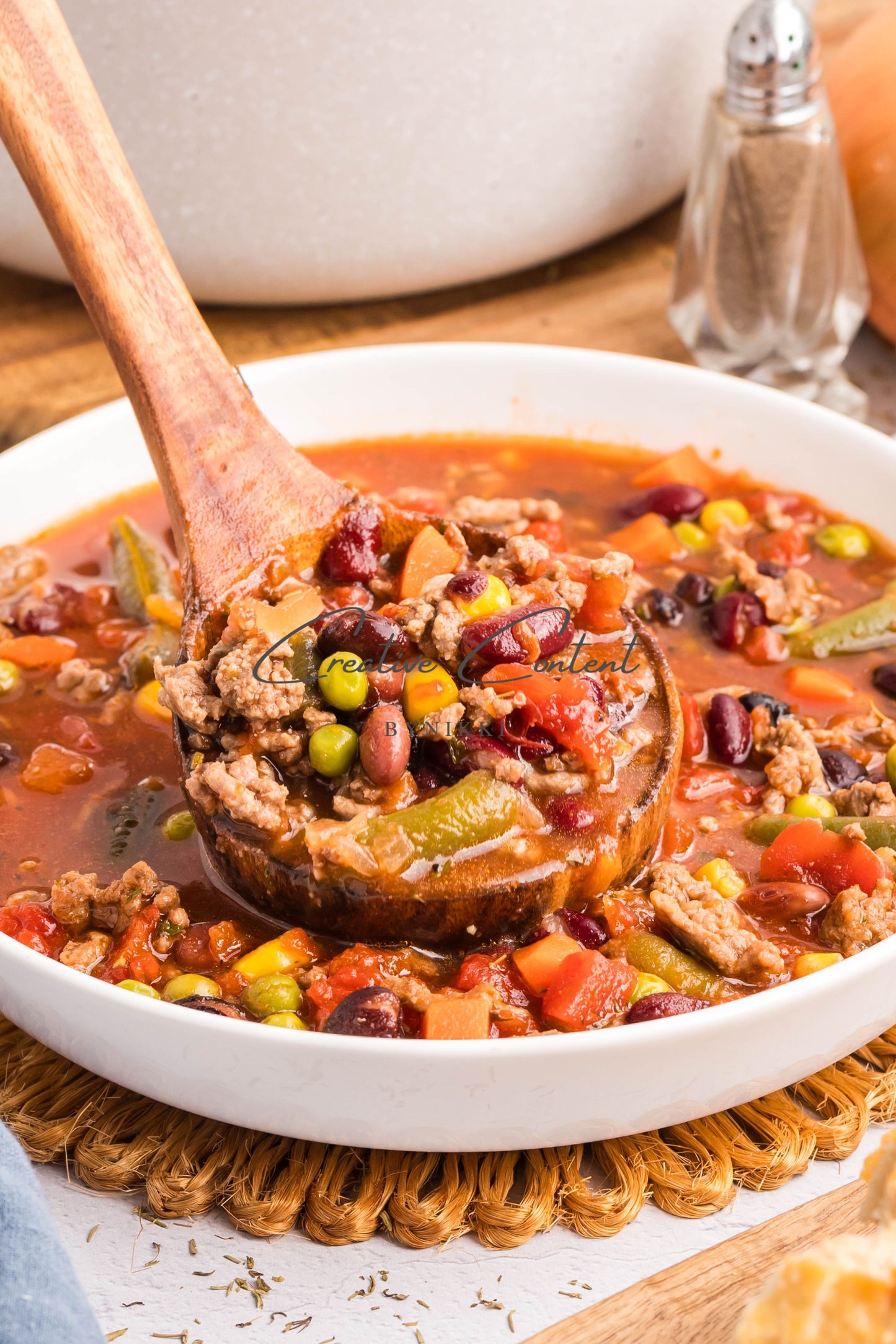 Three Bean Beef Soup  -  Exclusive