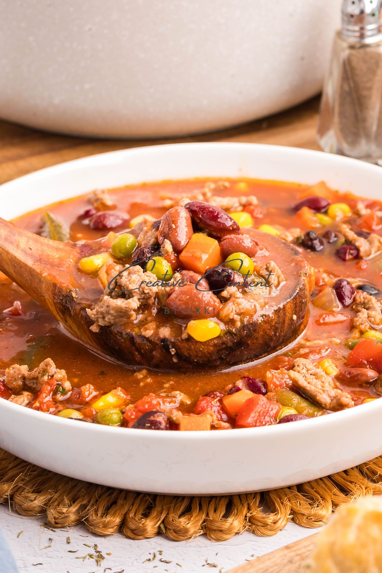 Three Bean Beef Soup  -  Exclusive