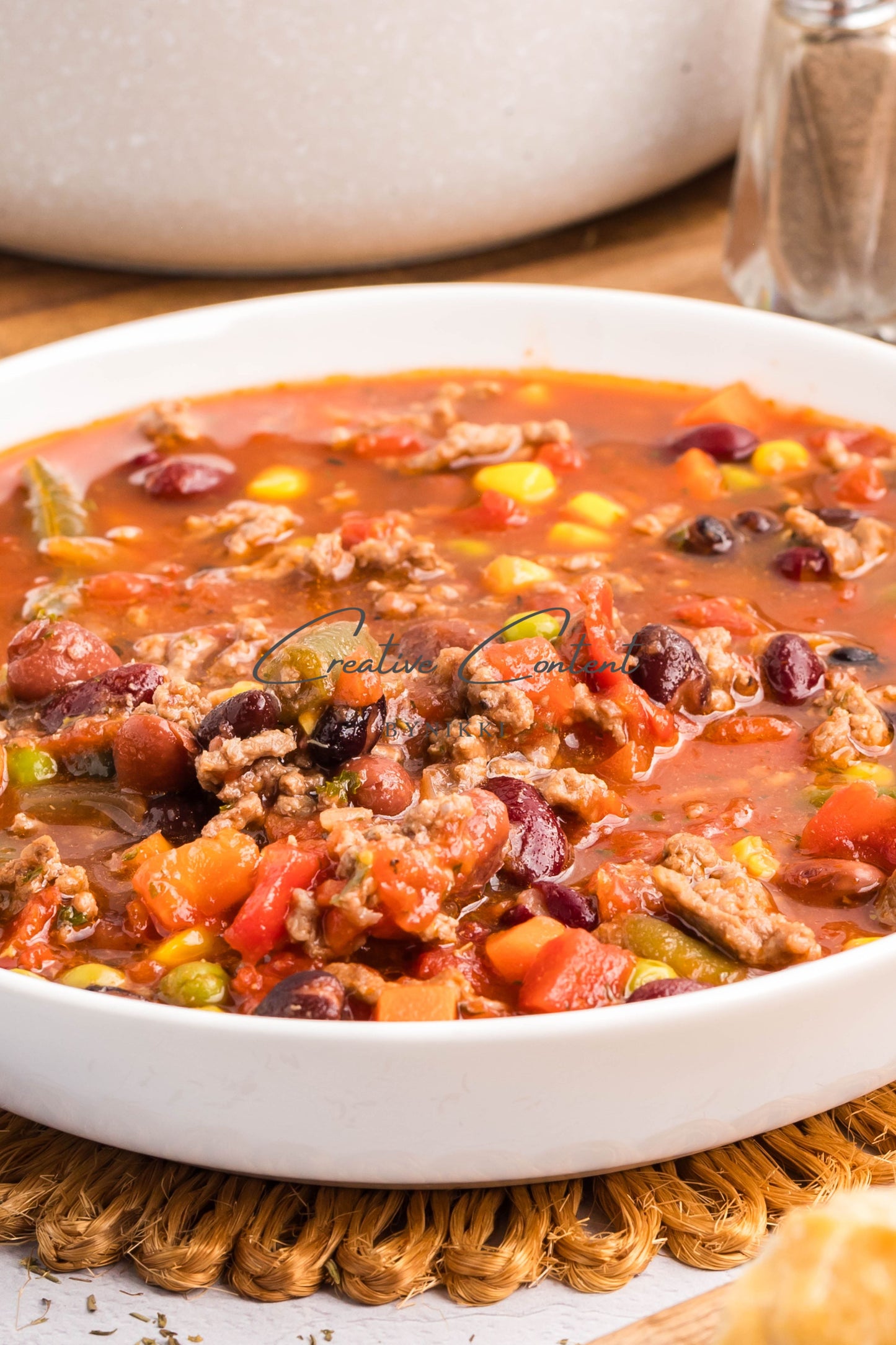 Three Bean Beef Soup  -  Exclusive