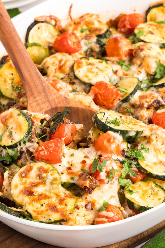 Tuscan Chicken Zucchini Casserole   -  Exclusive