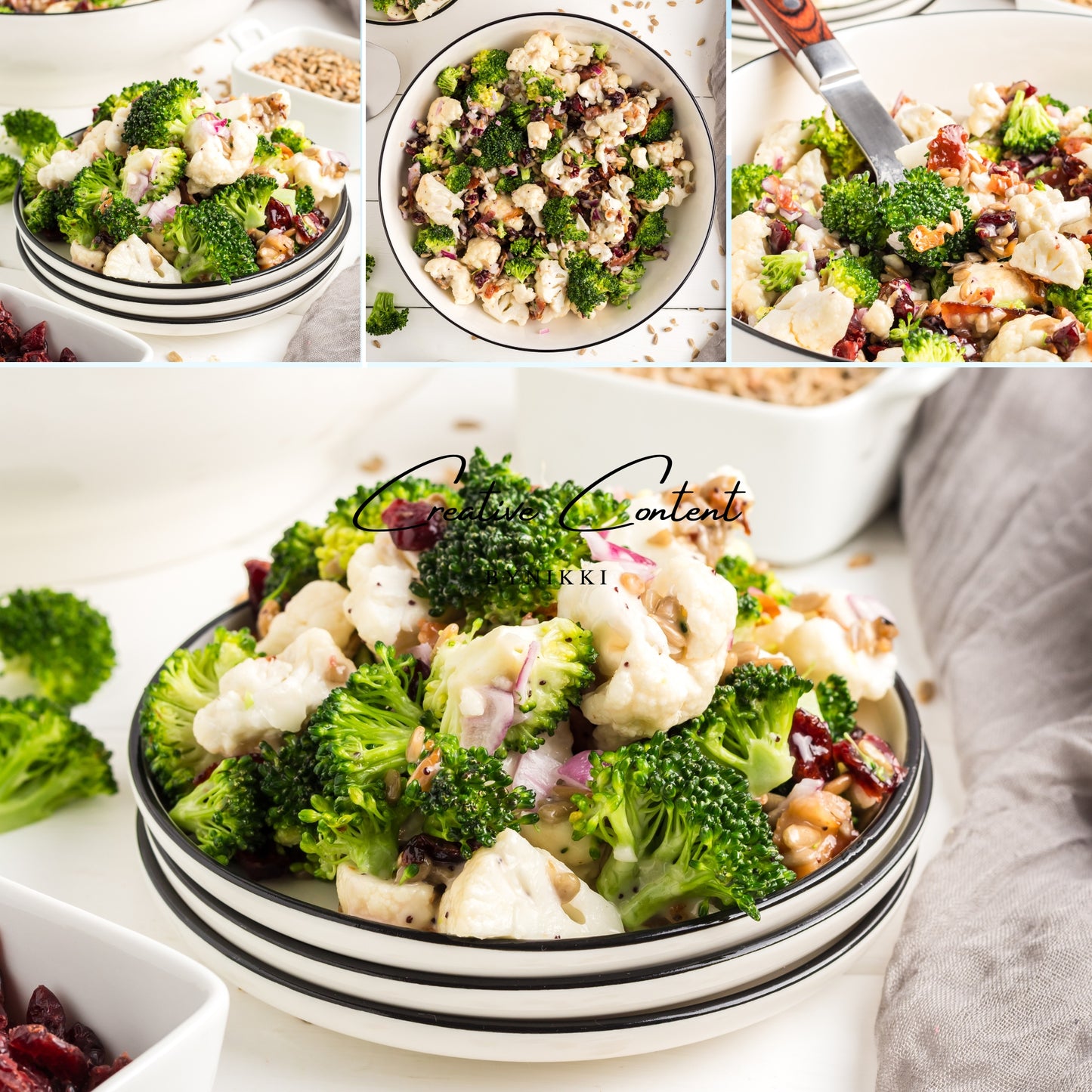 Broccoli and Cauliflower Salad - Set 2 of 2