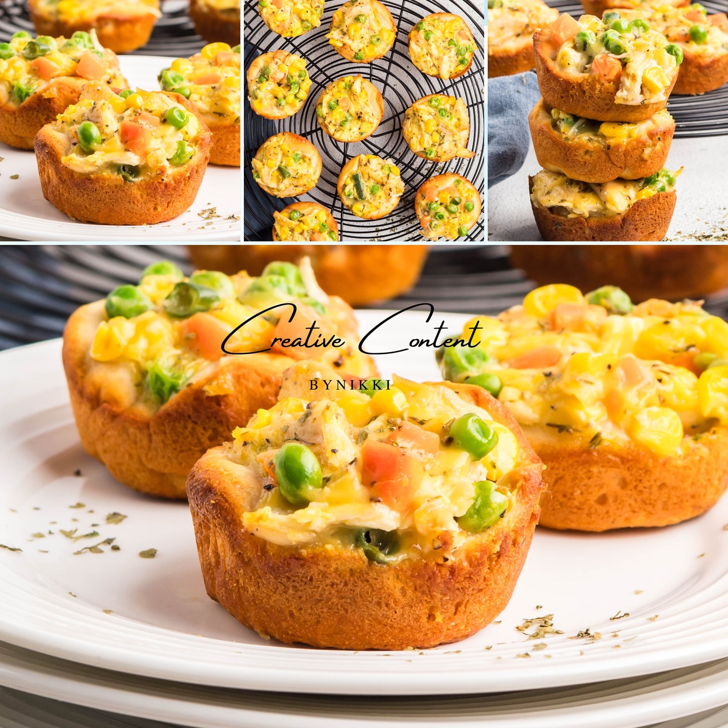Mini Chicken Pot Pies - Set 2 of 2