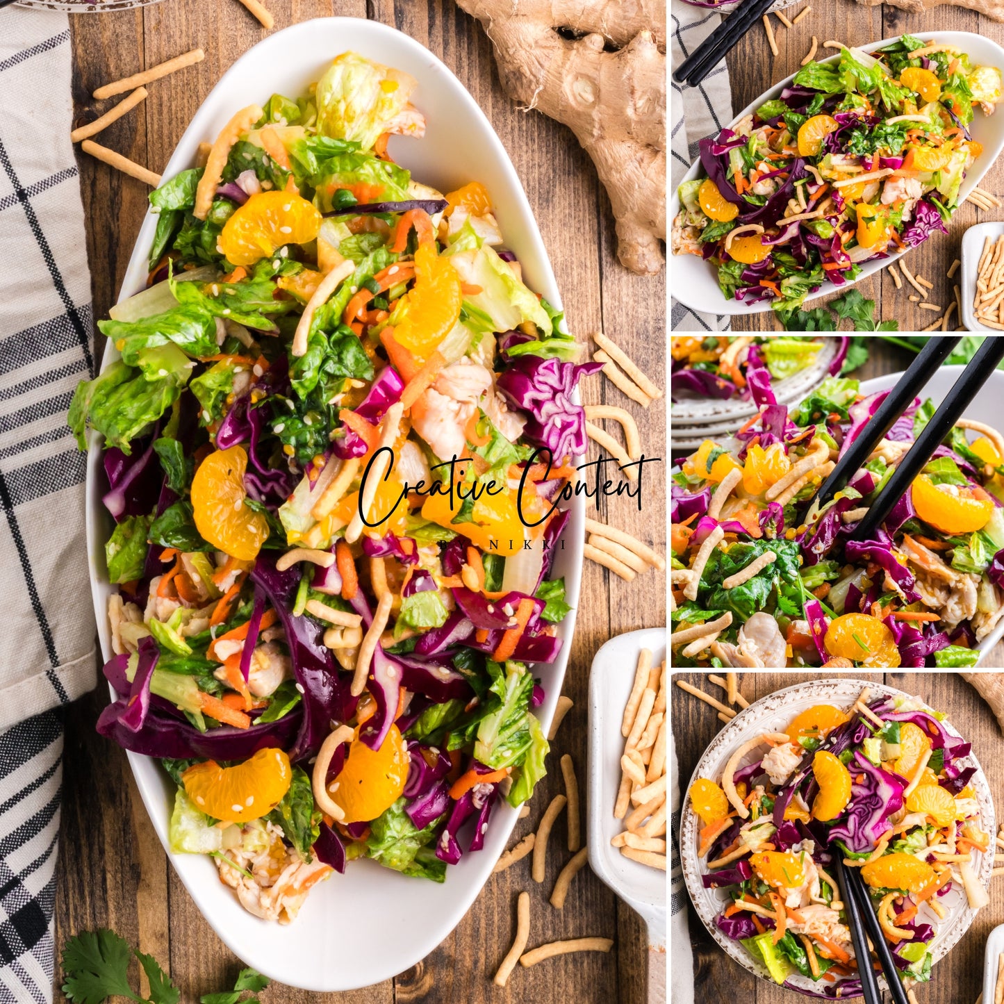 Chinese Chicken Salad With Mandarin Oranges (32 hero shots) - Exclusive