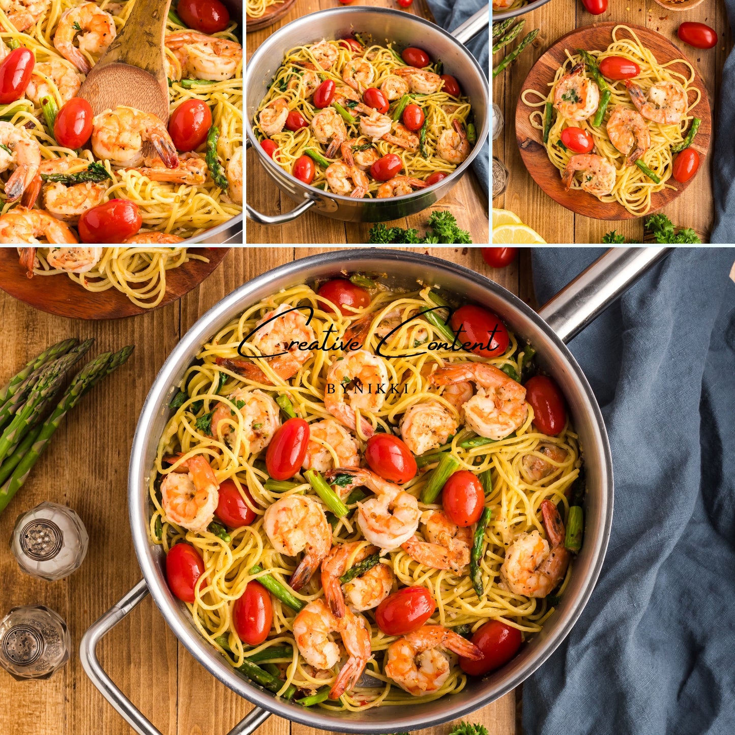 Garlic Shrimp Pasta - Set 2 of 2