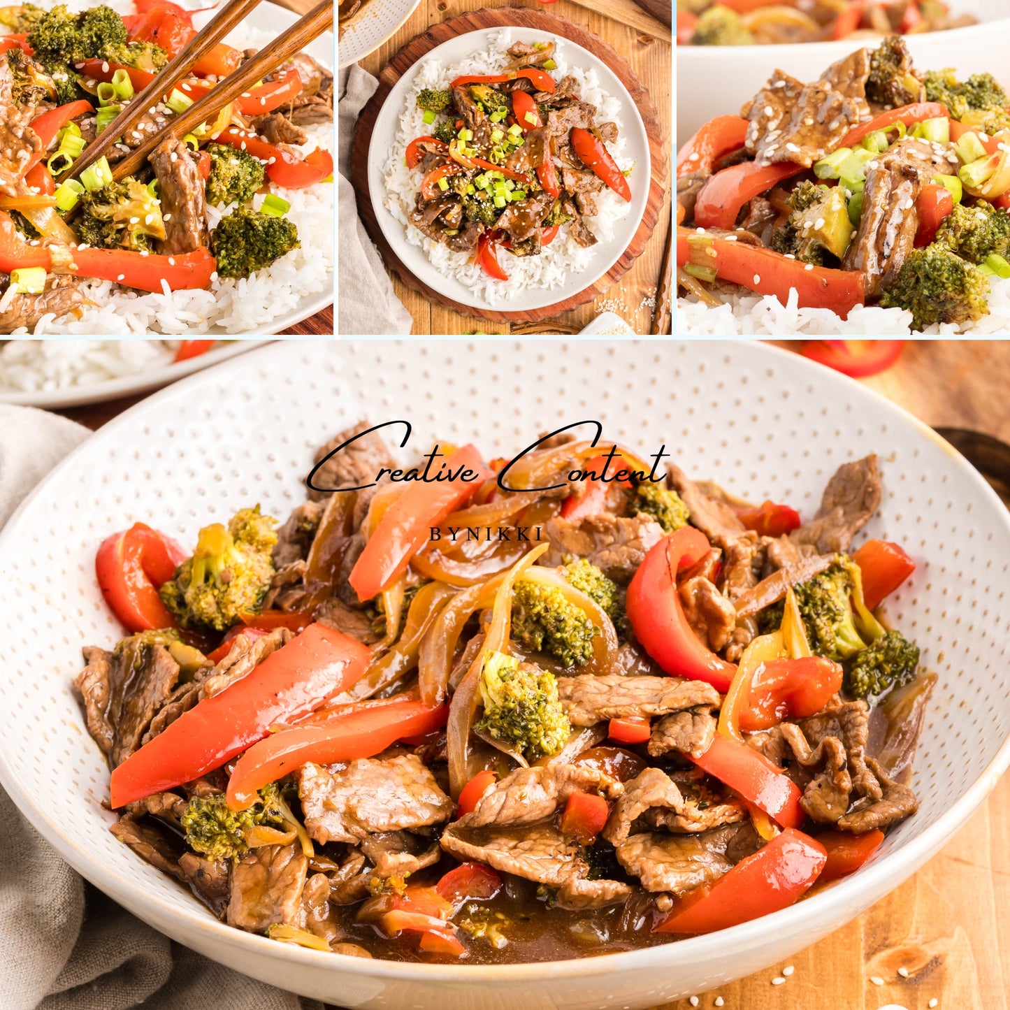 Beef Teriyaki Stir Fry -   Set 2 of 2