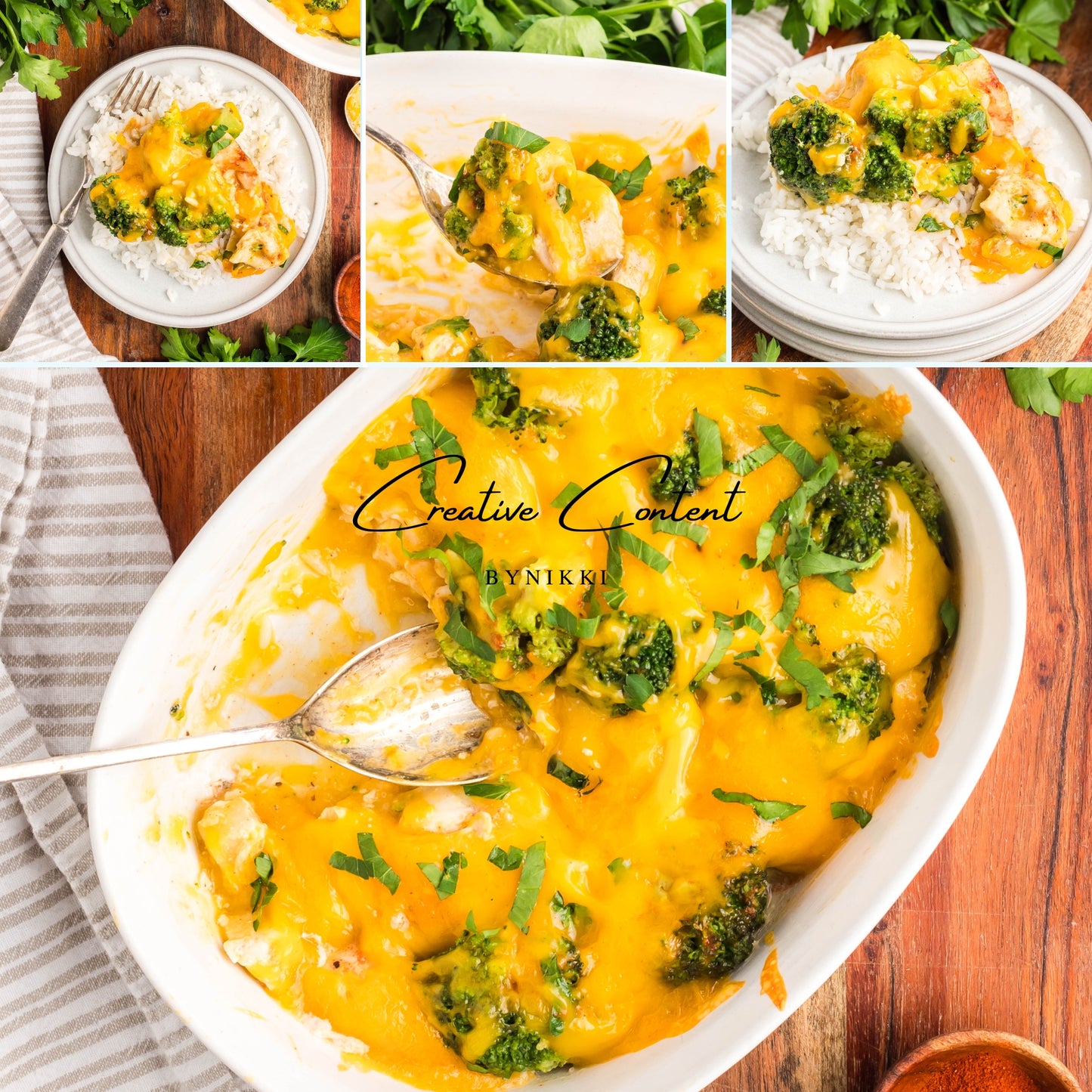 Baked Broccoli and Chicken - Set 2 of 2