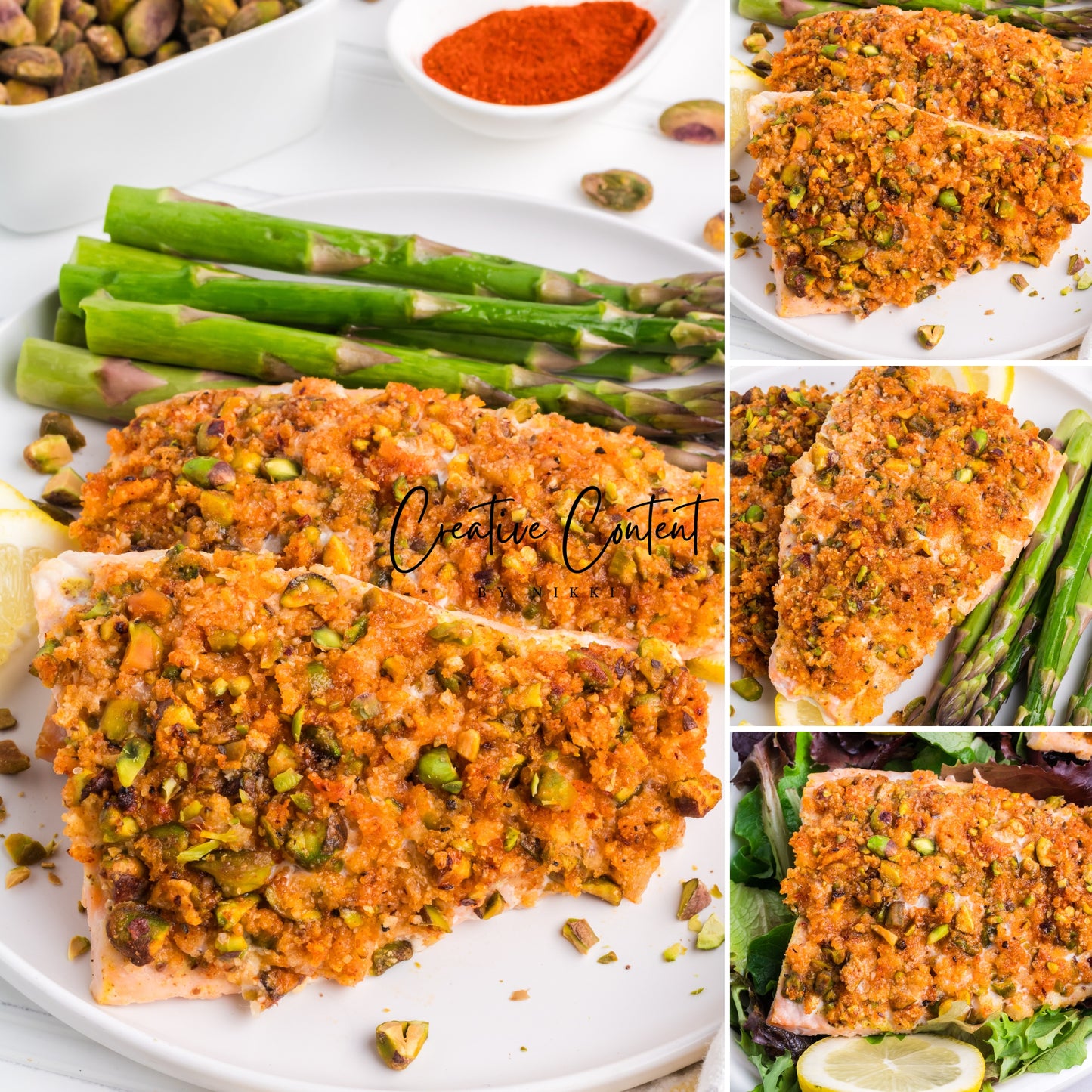 Pistachio Crusted Salmon - Set 2 of 3