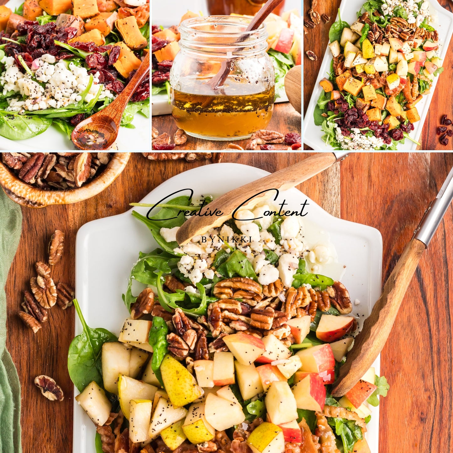 Harvest Cobb Salad + Poppy Seed Dressing - Set 2 of 2