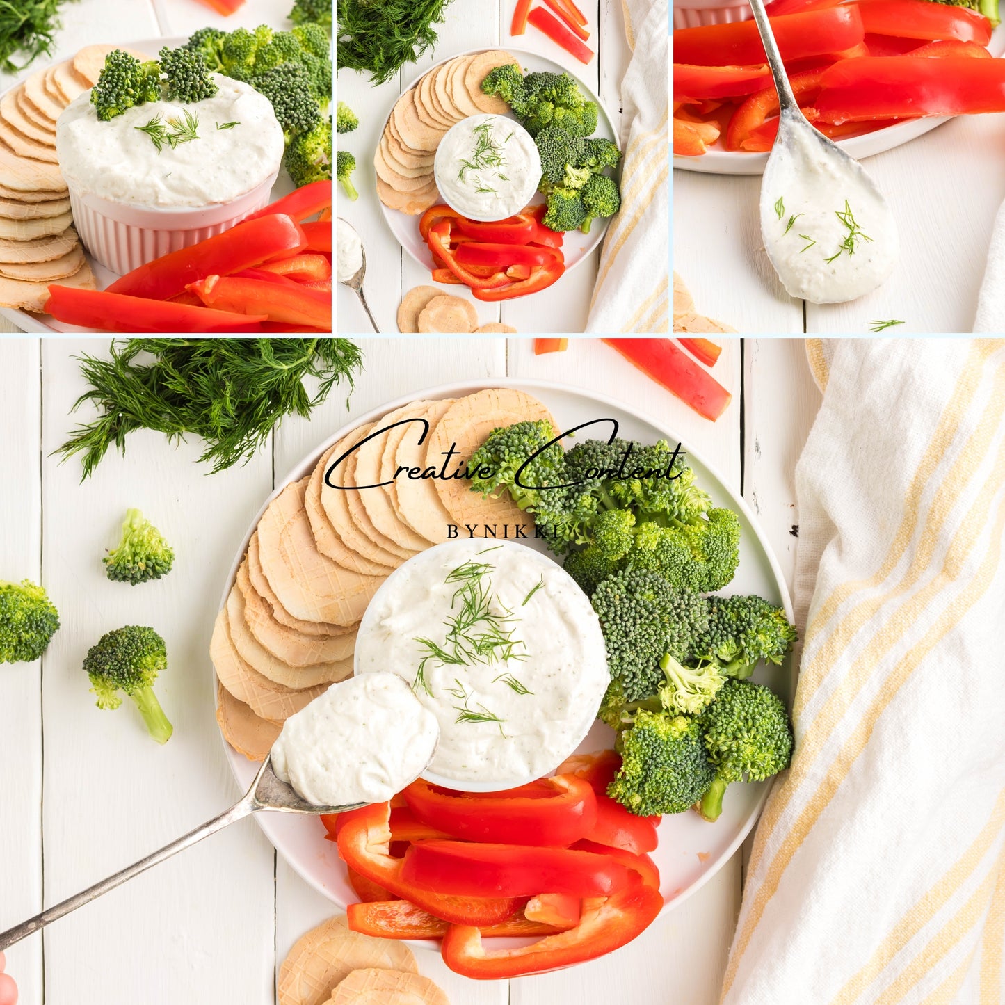 Whipped Cottage Cheese Ranch Dip - Set 2 of 2
