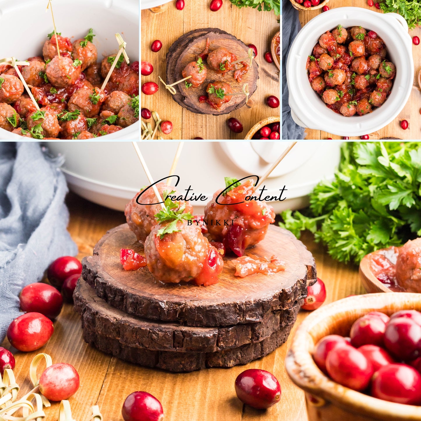Cranberry Meatballs - Set 2 of 2