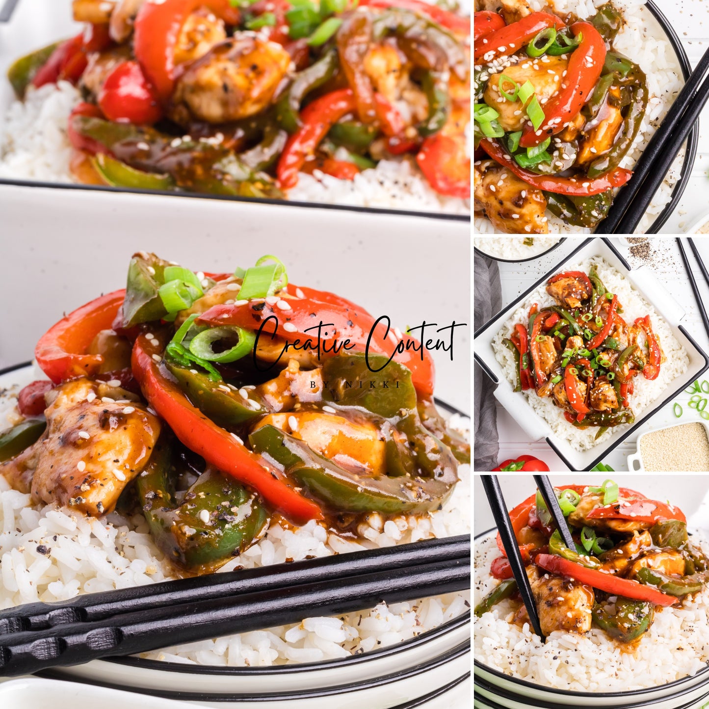 Black Pepper Chicken - Set 2 of 2