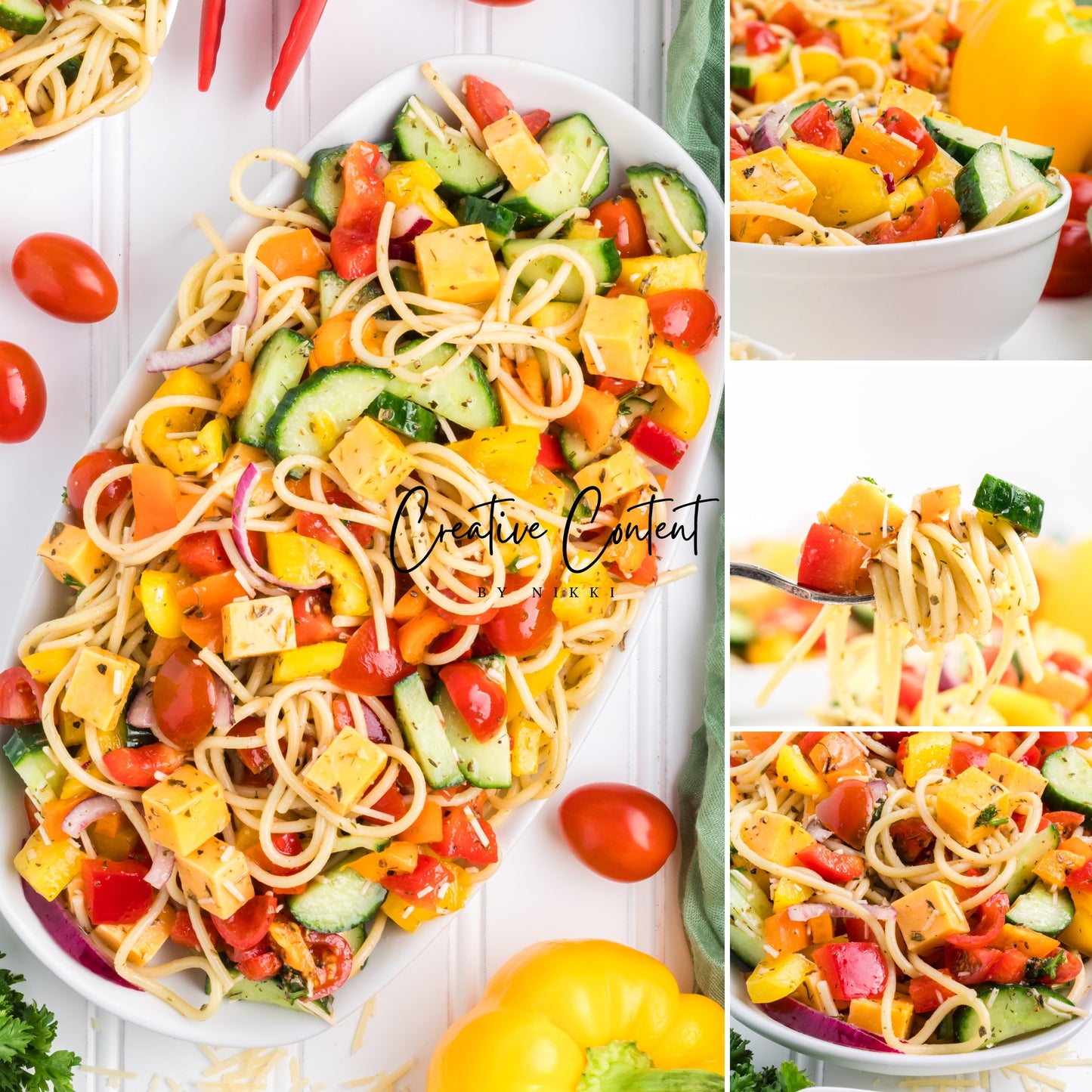 Spaghetti Pasta Salad - Set 2 of 2