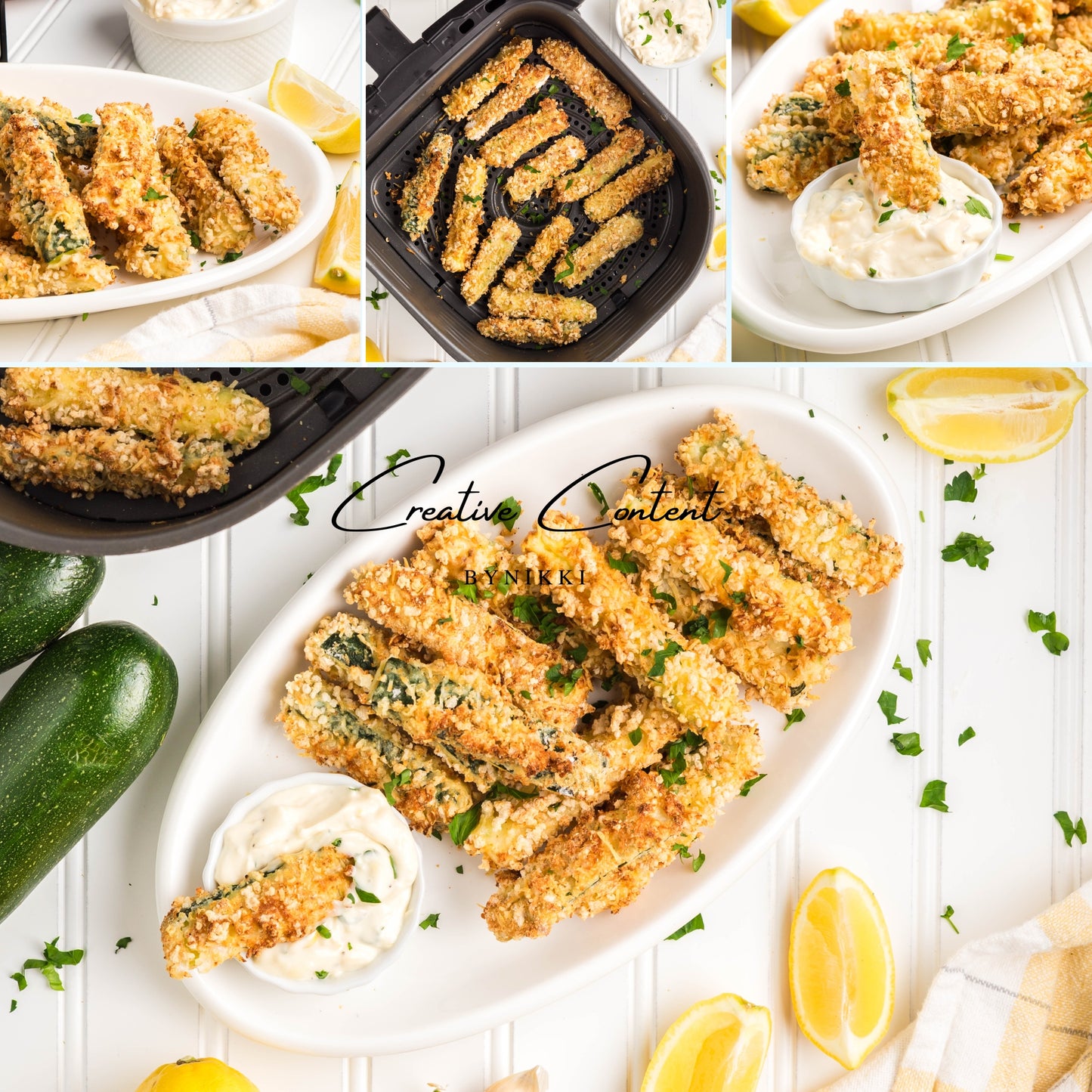 Extra Crispy Air Fryer Zucchini Fries - Set 2 of 2