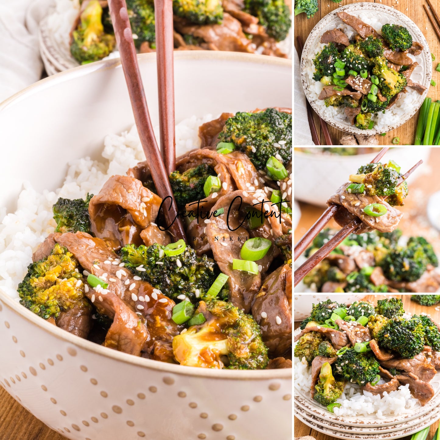 Beef and Broccoli - Set 2 of 2