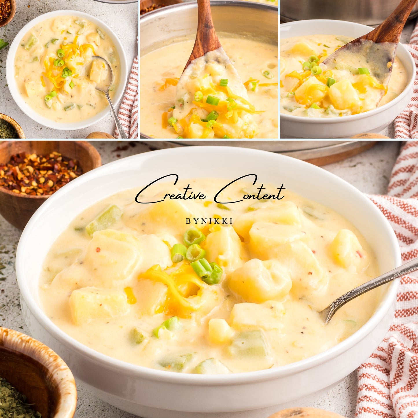Cheesy Potato Soup - Set 2 of 2