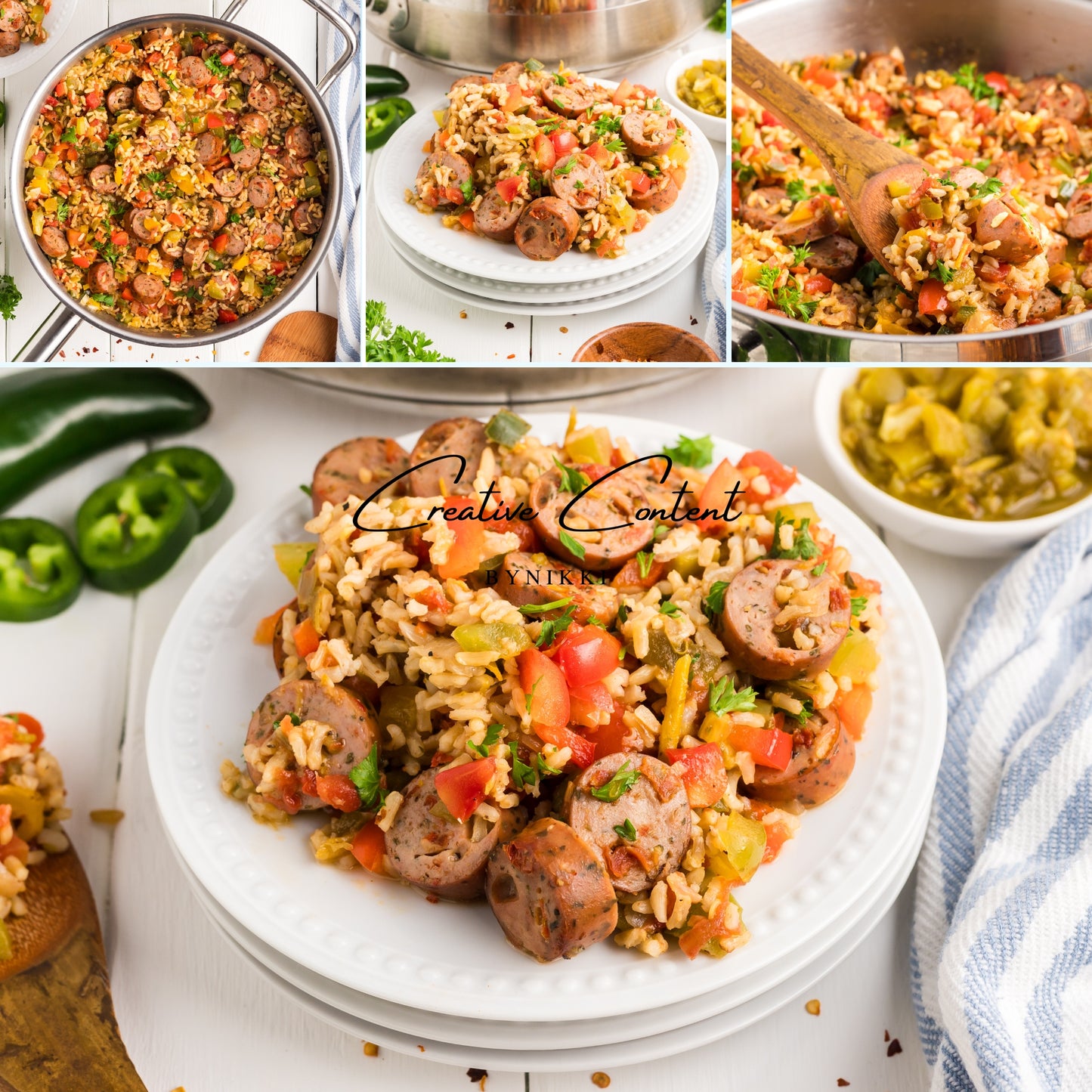 Sausage And Rice Casserole -Set 2 of 2