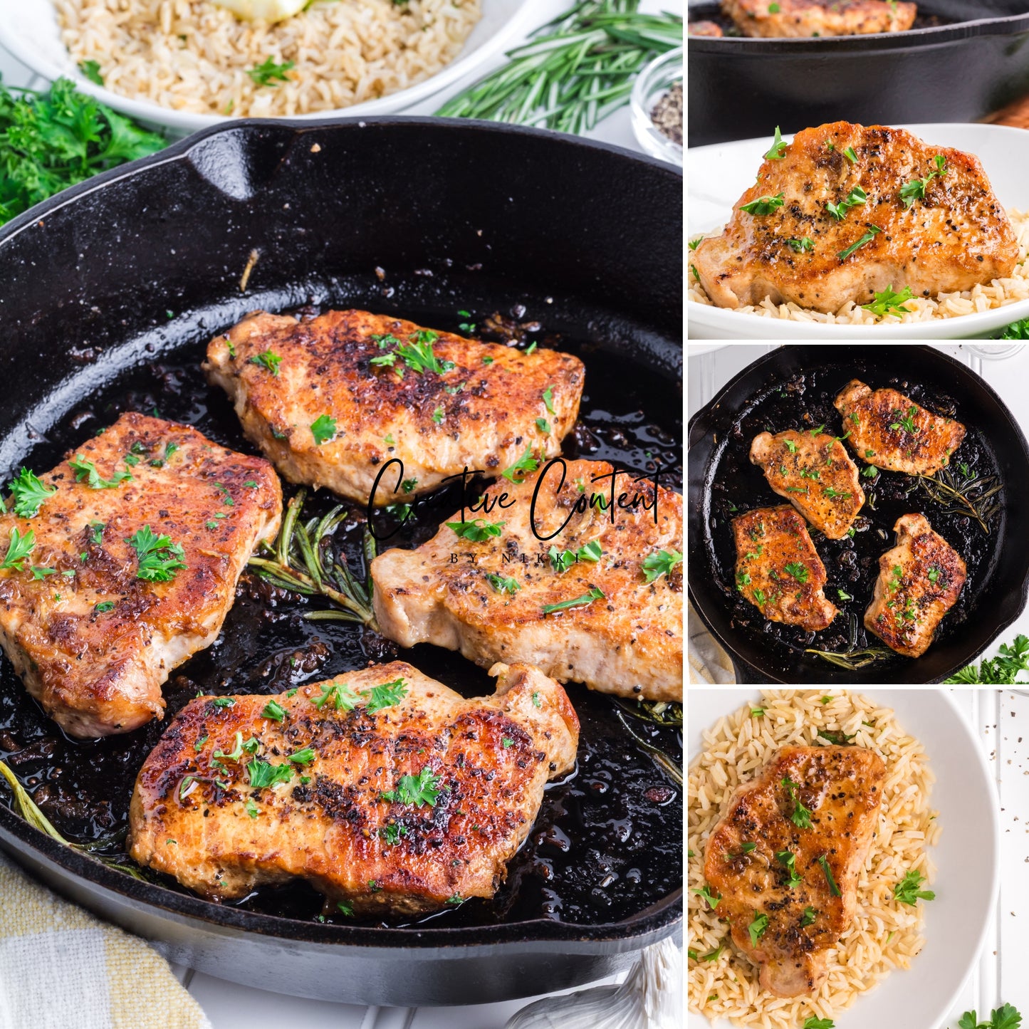Pan Seared Pork Chops - Set 1 of 2