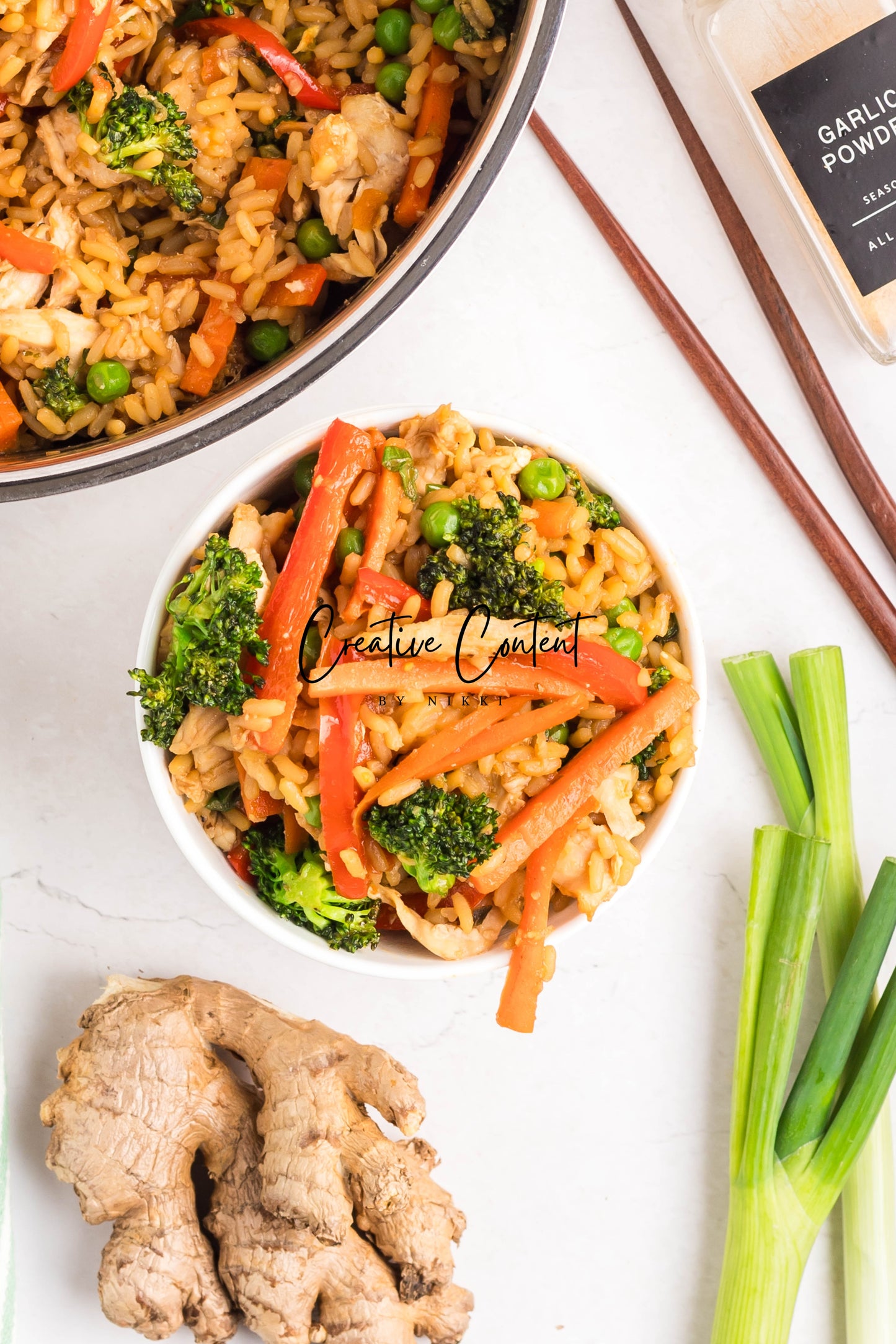 Easy One Pot Teriyaki Chicken and Rice Bowl - Set 1 of 2
