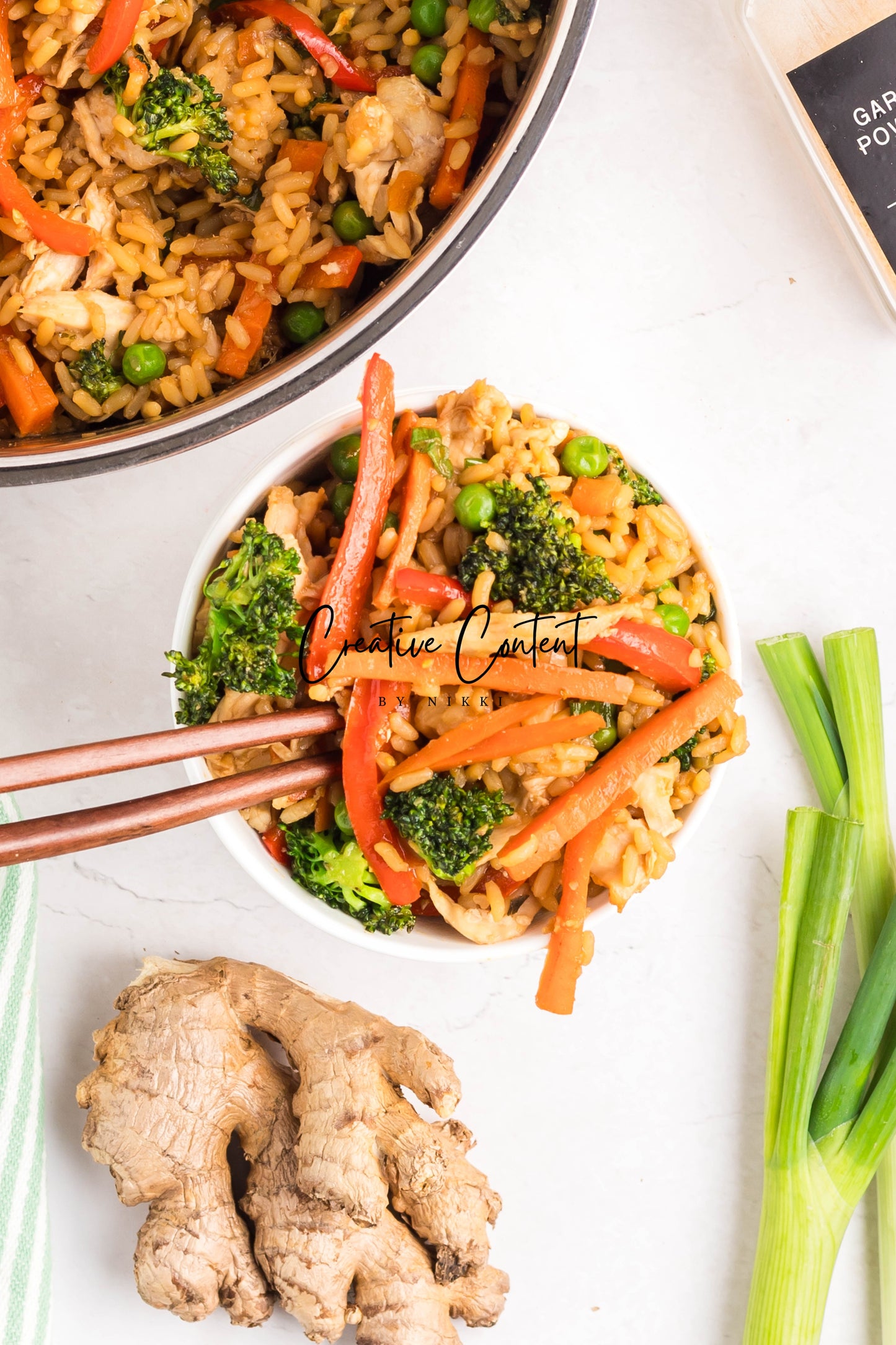 Easy One Pot Teriyaki Chicken and Rice Bowl - Set 1 of 2