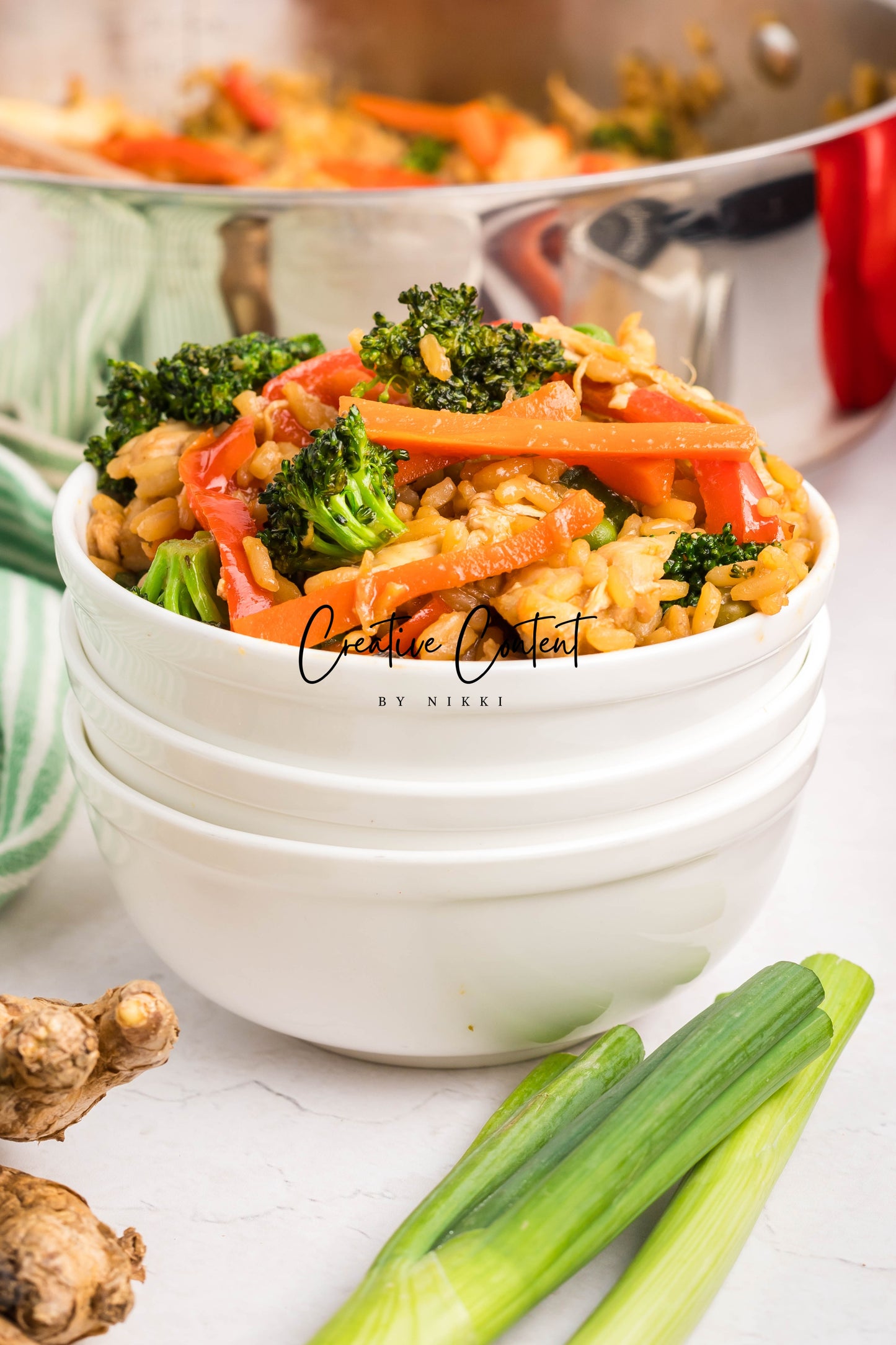 Easy One Pot Teriyaki Chicken and Rice Bowl - Set 1 of 2