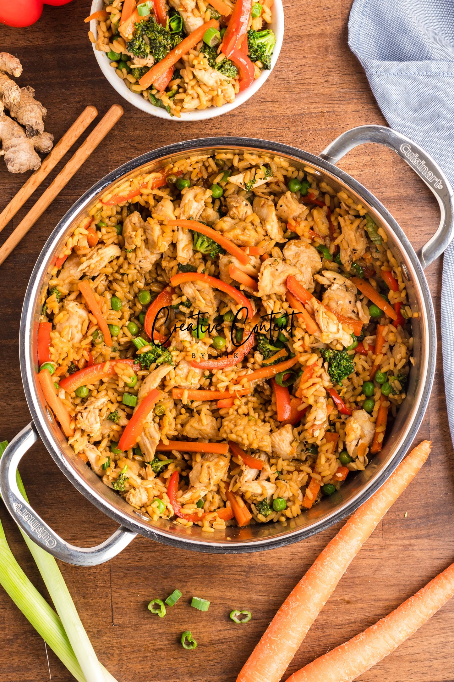 Easy One Pot Teriyaki Chicken and Rice Bowl - Set 2 of 2