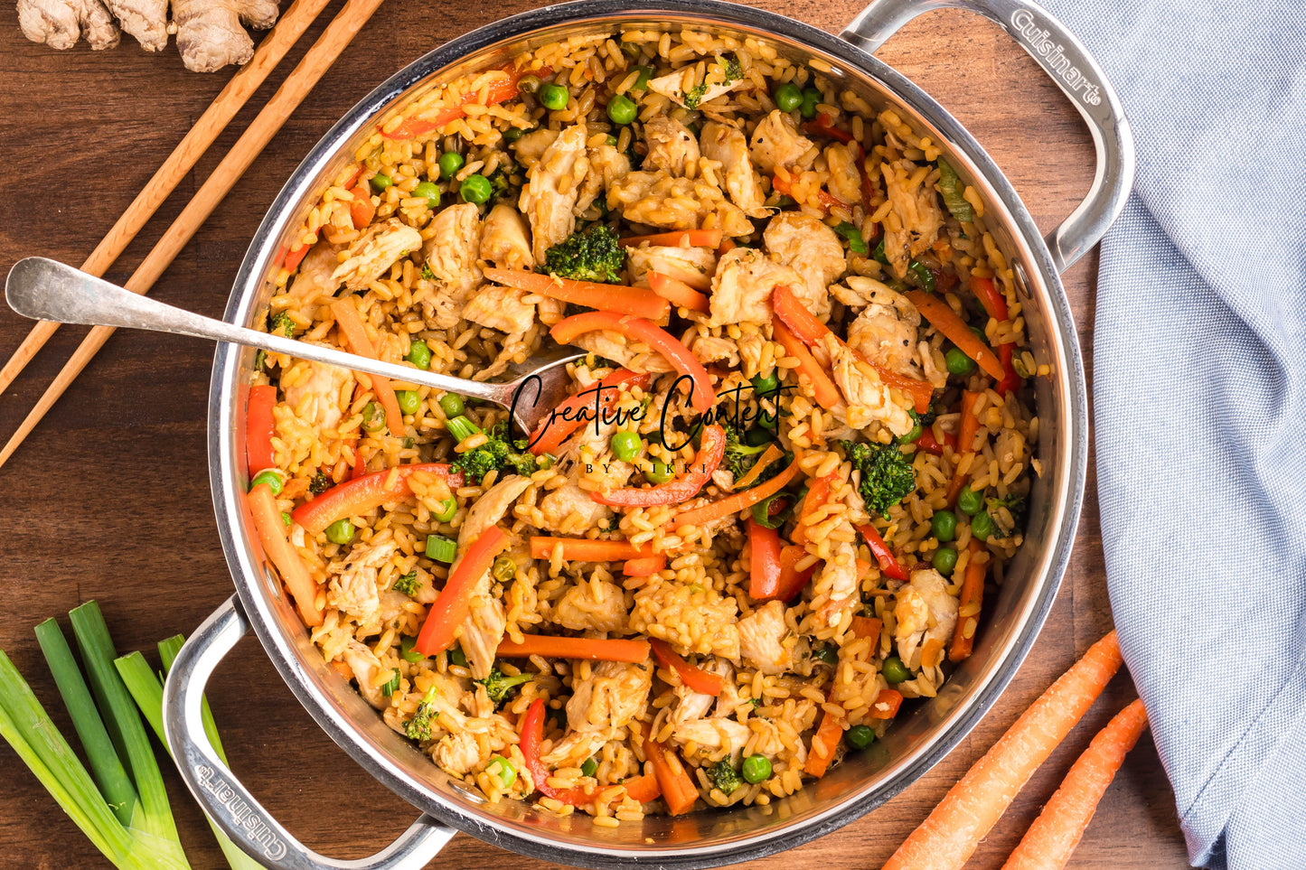 Easy One Pot Teriyaki Chicken and Rice Bowl - Set 2 of 2