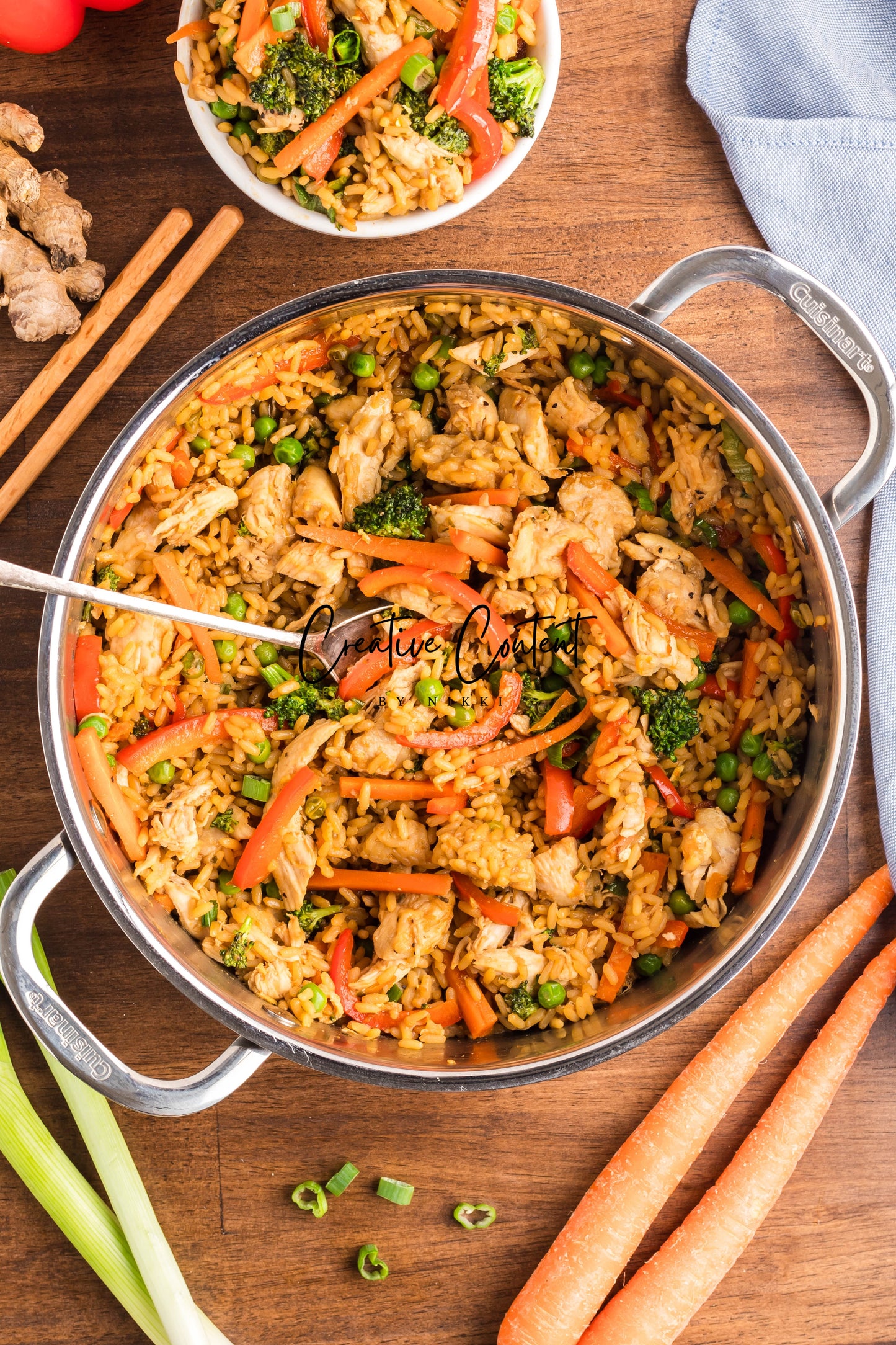 Easy One Pot Teriyaki Chicken and Rice Bowl - Set 2 of 2