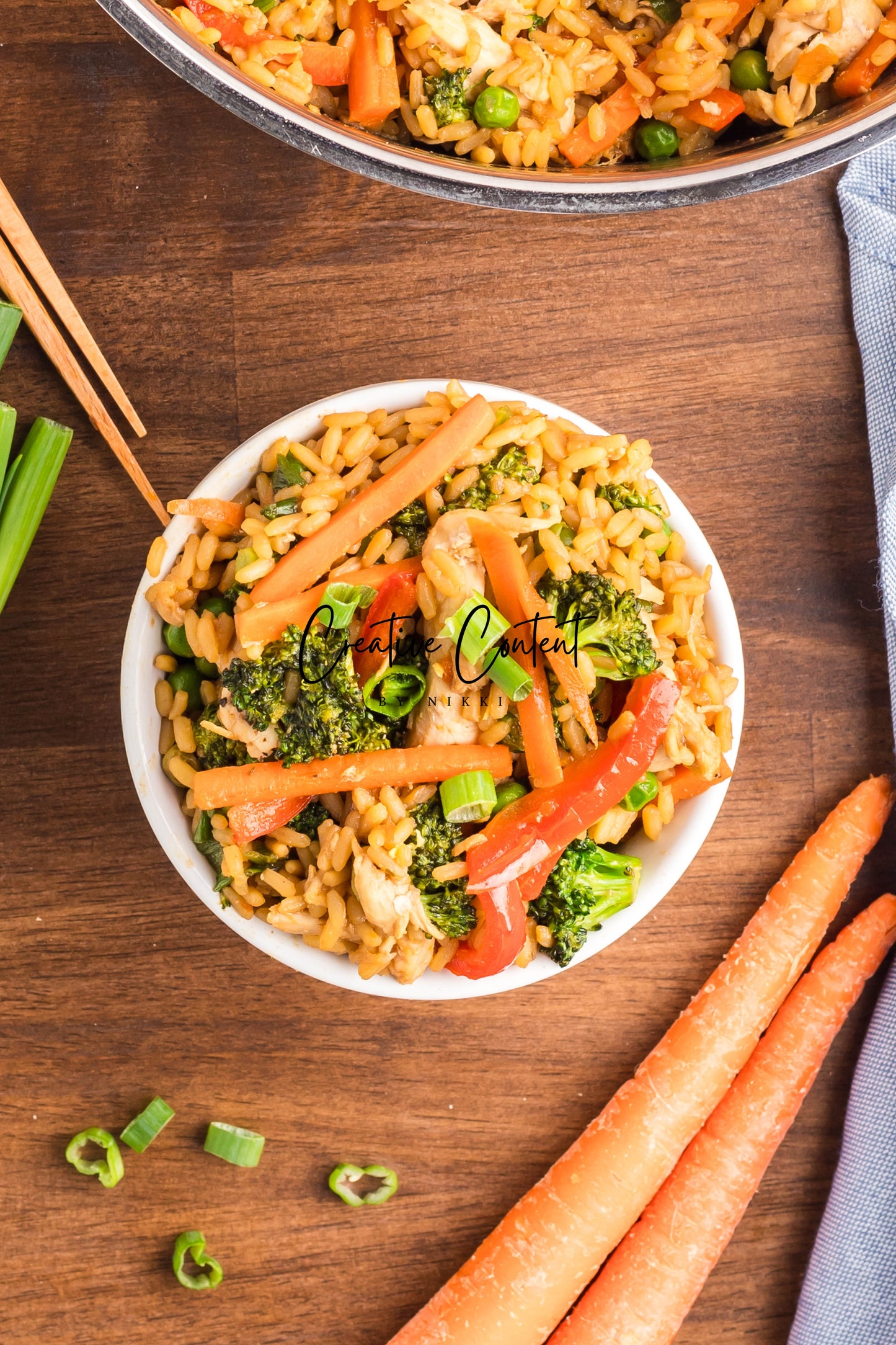 Easy One Pot Teriyaki Chicken and Rice Bowl - Set 2 of 2