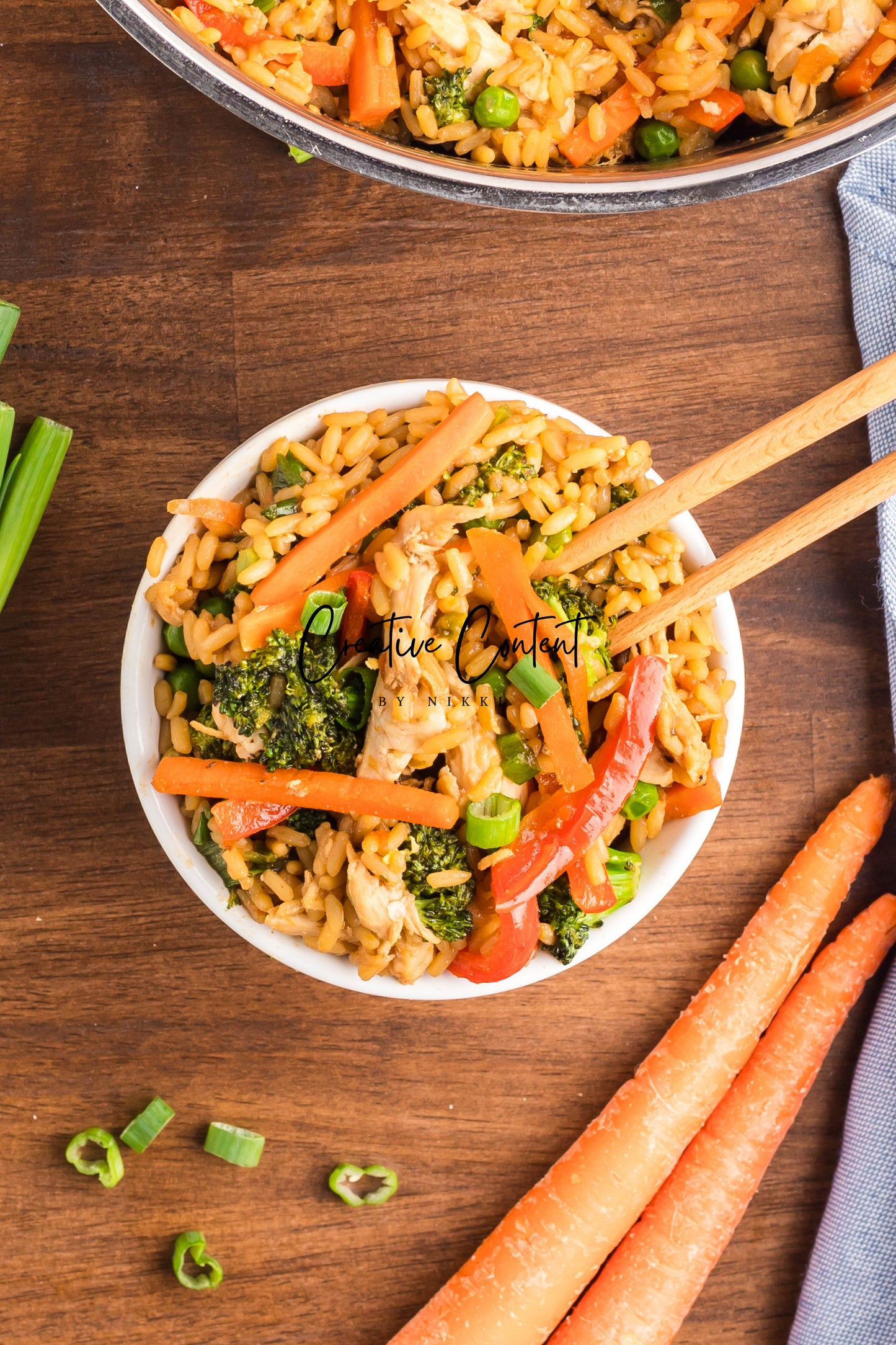 Easy One Pot Teriyaki Chicken and Rice Bowl - Set 2 of 2