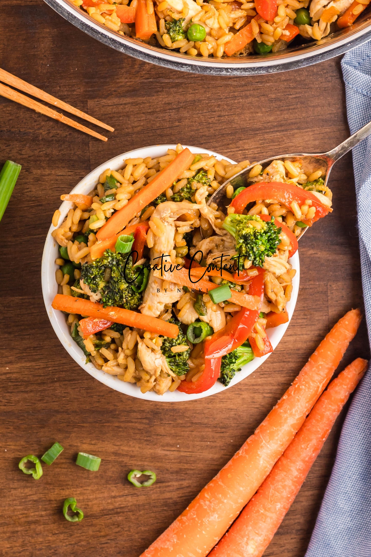 Easy One Pot Teriyaki Chicken and Rice Bowl - Set 2 of 2