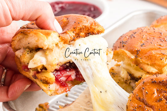 Turkey Sliders With Cranberry Sauce  - Exclusive