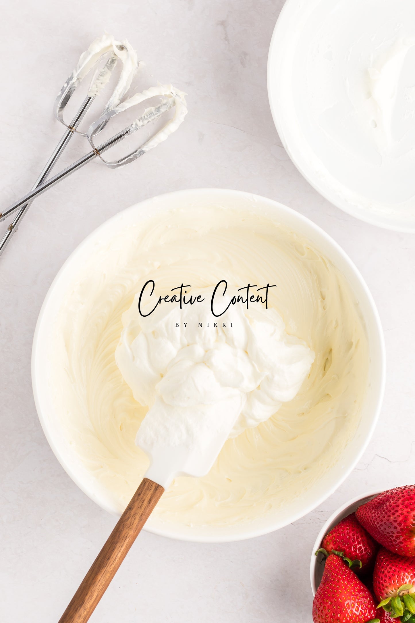 No Bake Strawberry Cheesecake Parfaits - Set 2 of 2