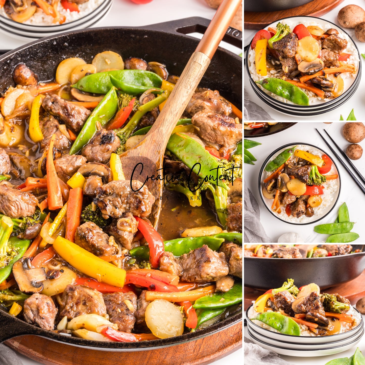 Beef Chop Suey - Set 1 of 2
