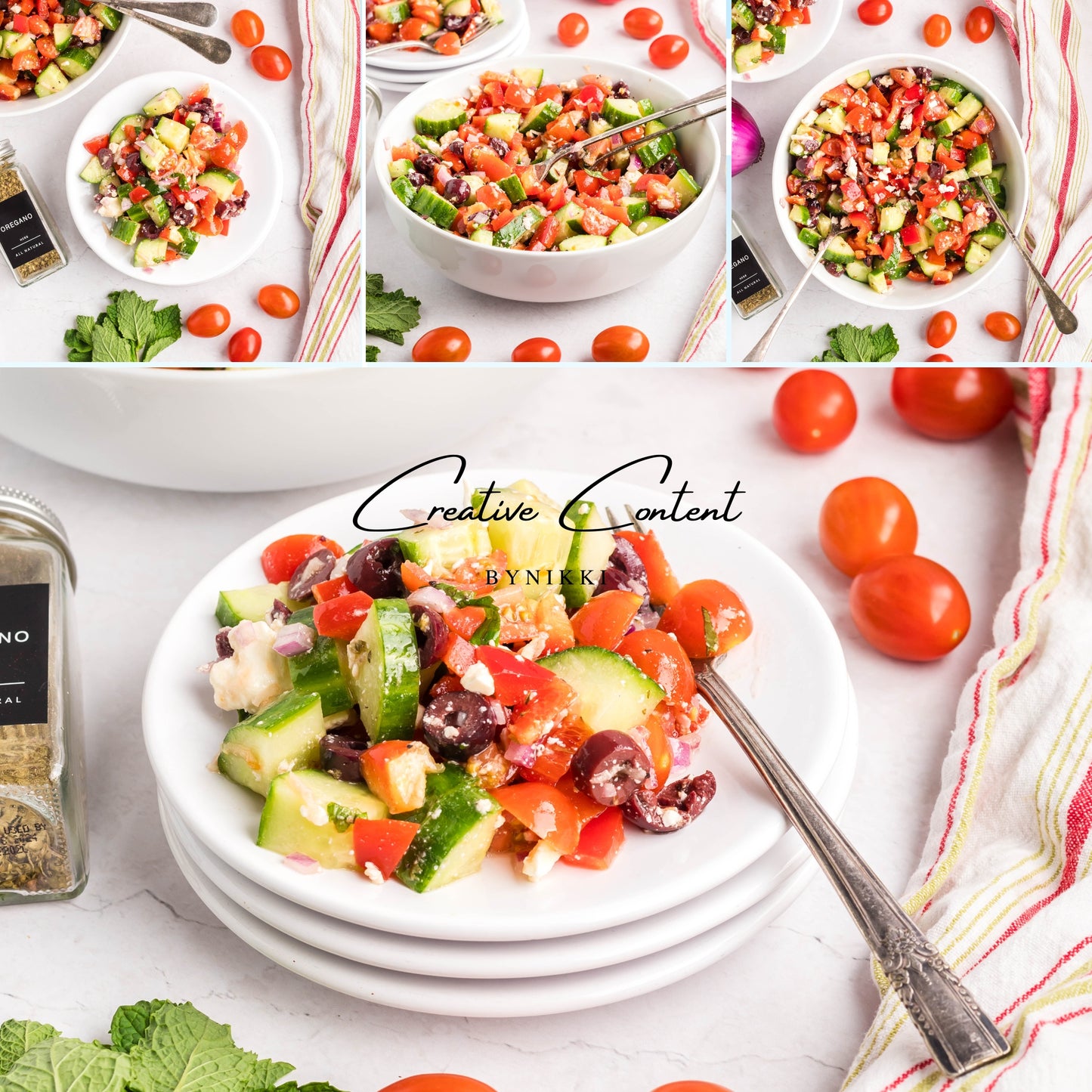 Greek Chopped Salad - Set 1 of 2