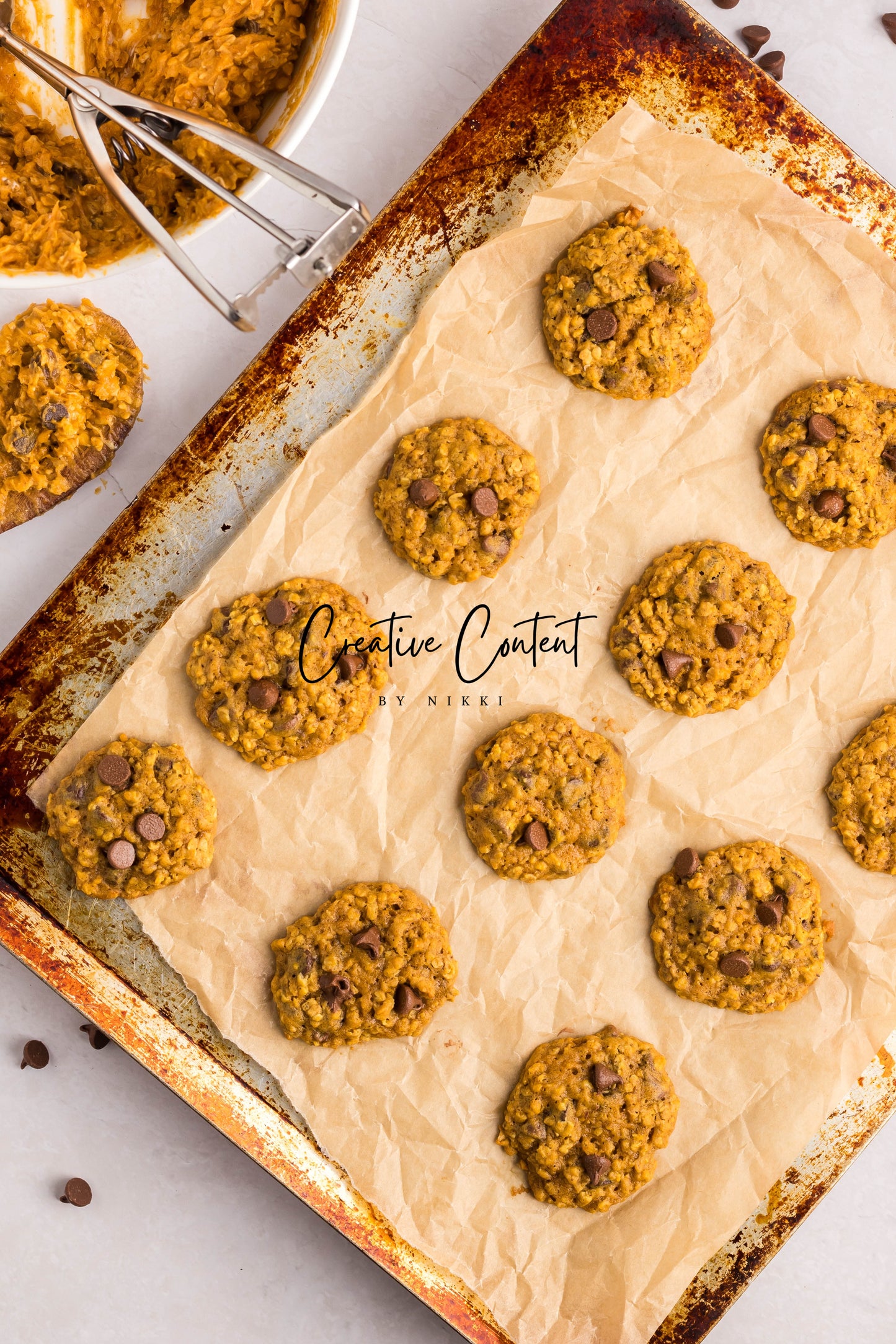 Pumpkin Oatmeal Chocolate Chip Cookies - Exclusive