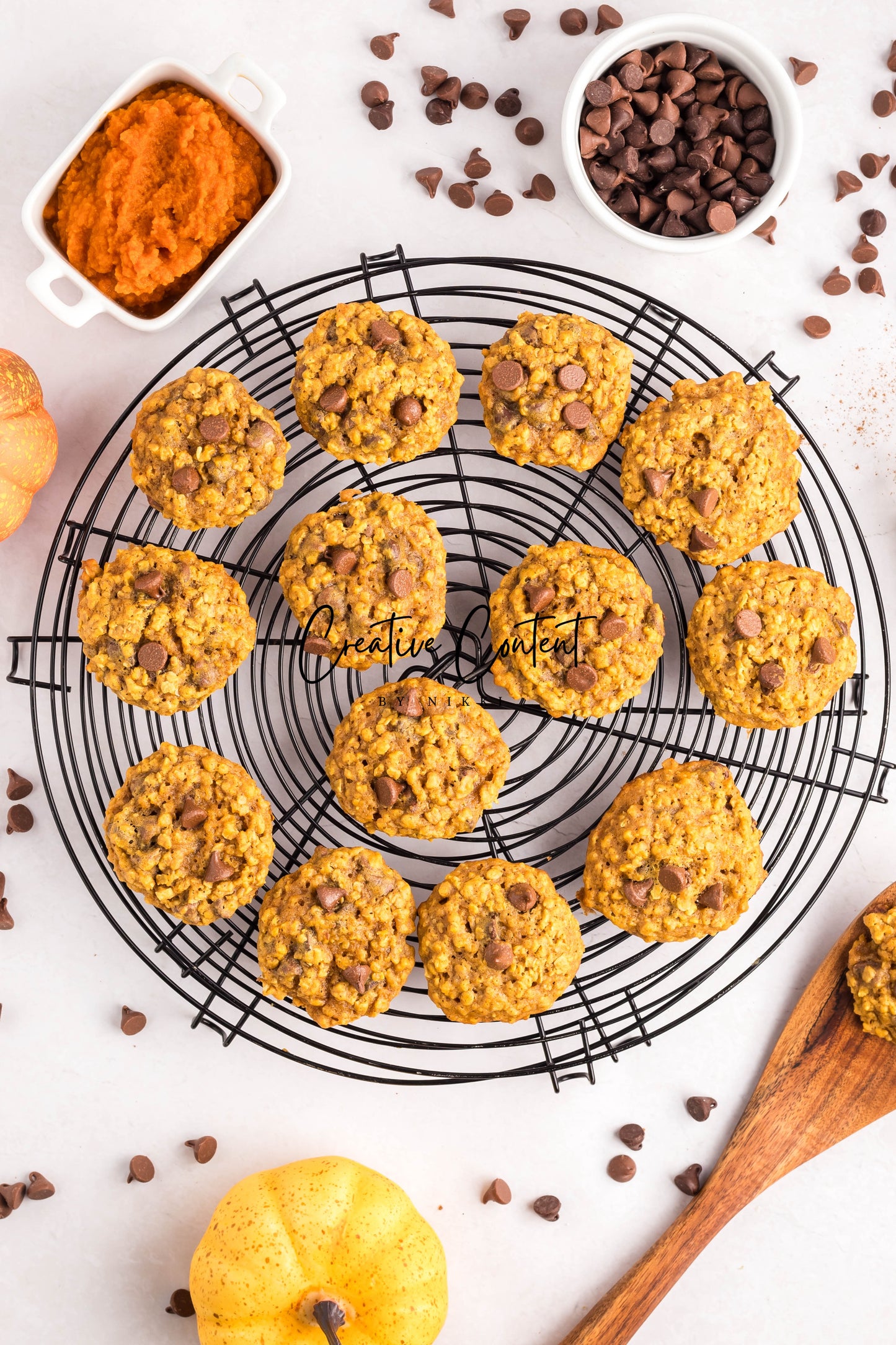 Pumpkin Oatmeal Chocolate Chip Cookies - Exclusive