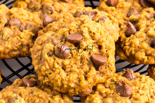Pumpkin Oatmeal Chocolate Chip Cookies - Exclusive