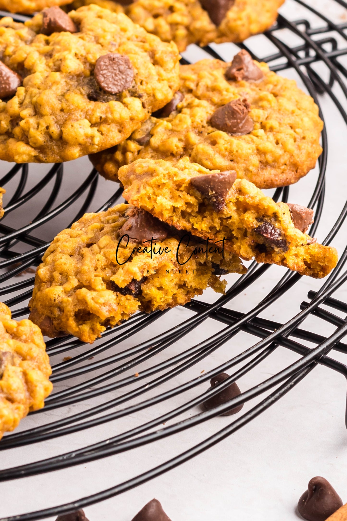 Pumpkin Oatmeal Chocolate Chip Cookies - Exclusive