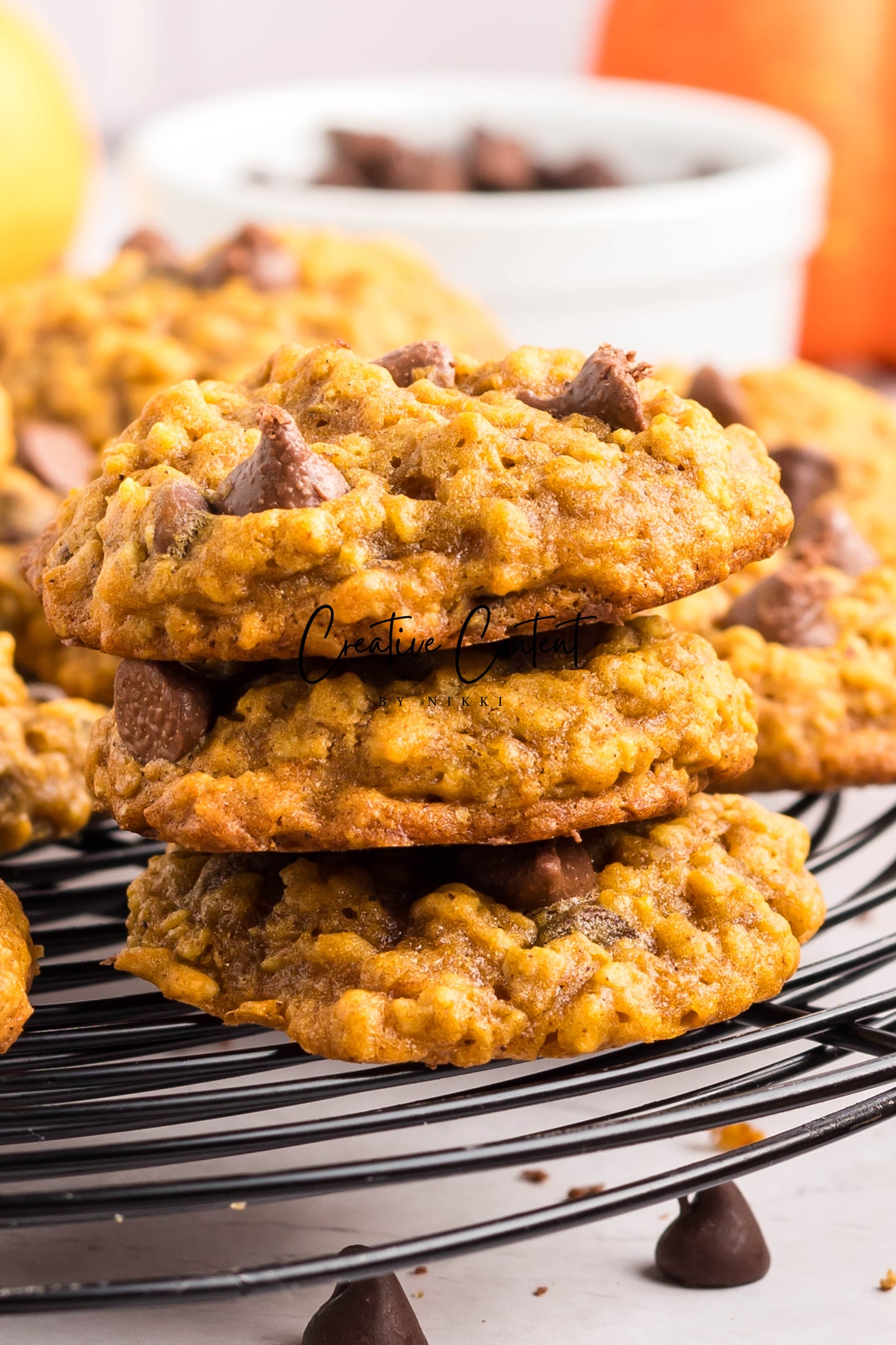 Pumpkin Oatmeal Chocolate Chip Cookies - Exclusive