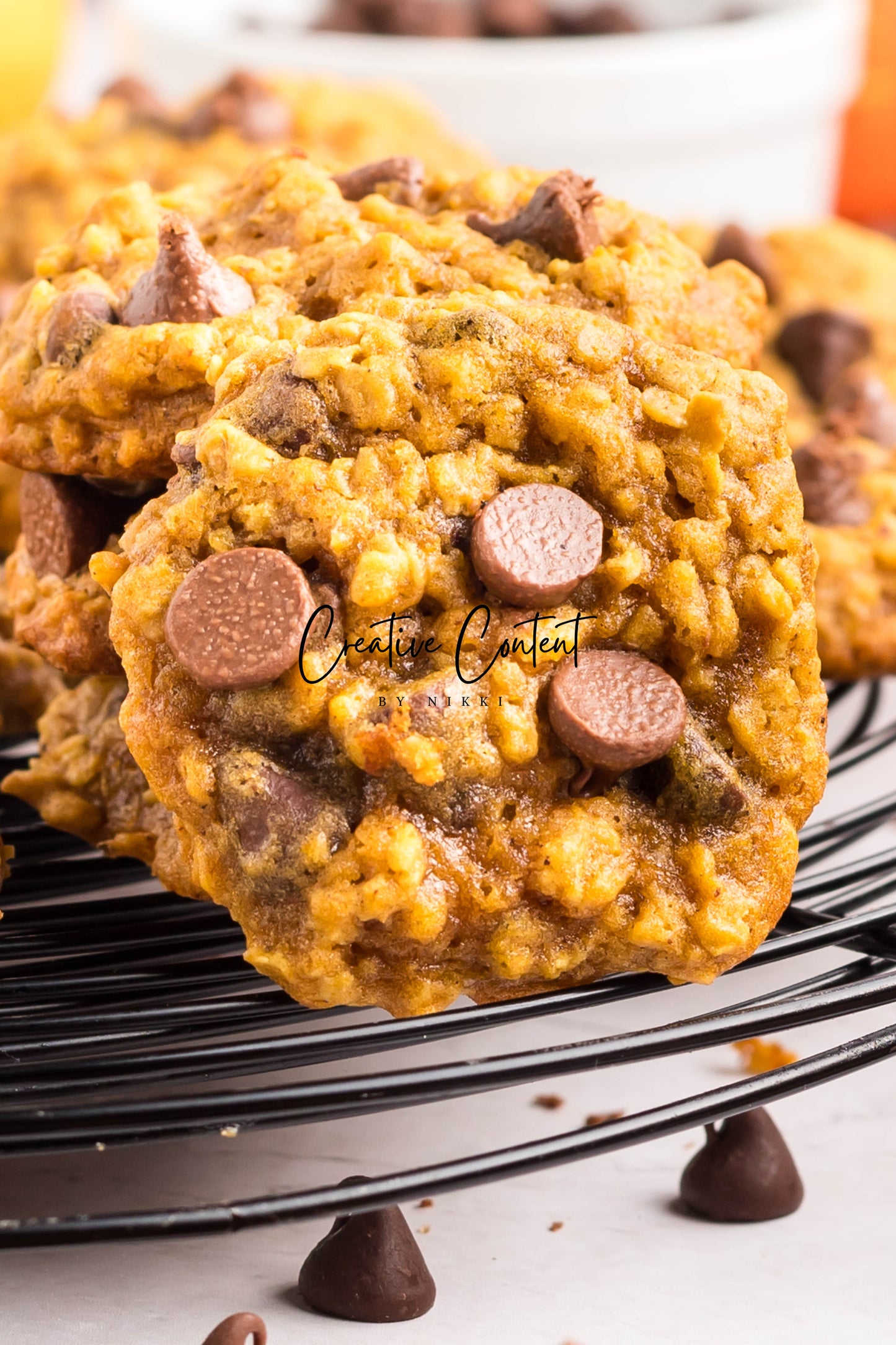 Pumpkin Oatmeal Chocolate Chip Cookies - Exclusive