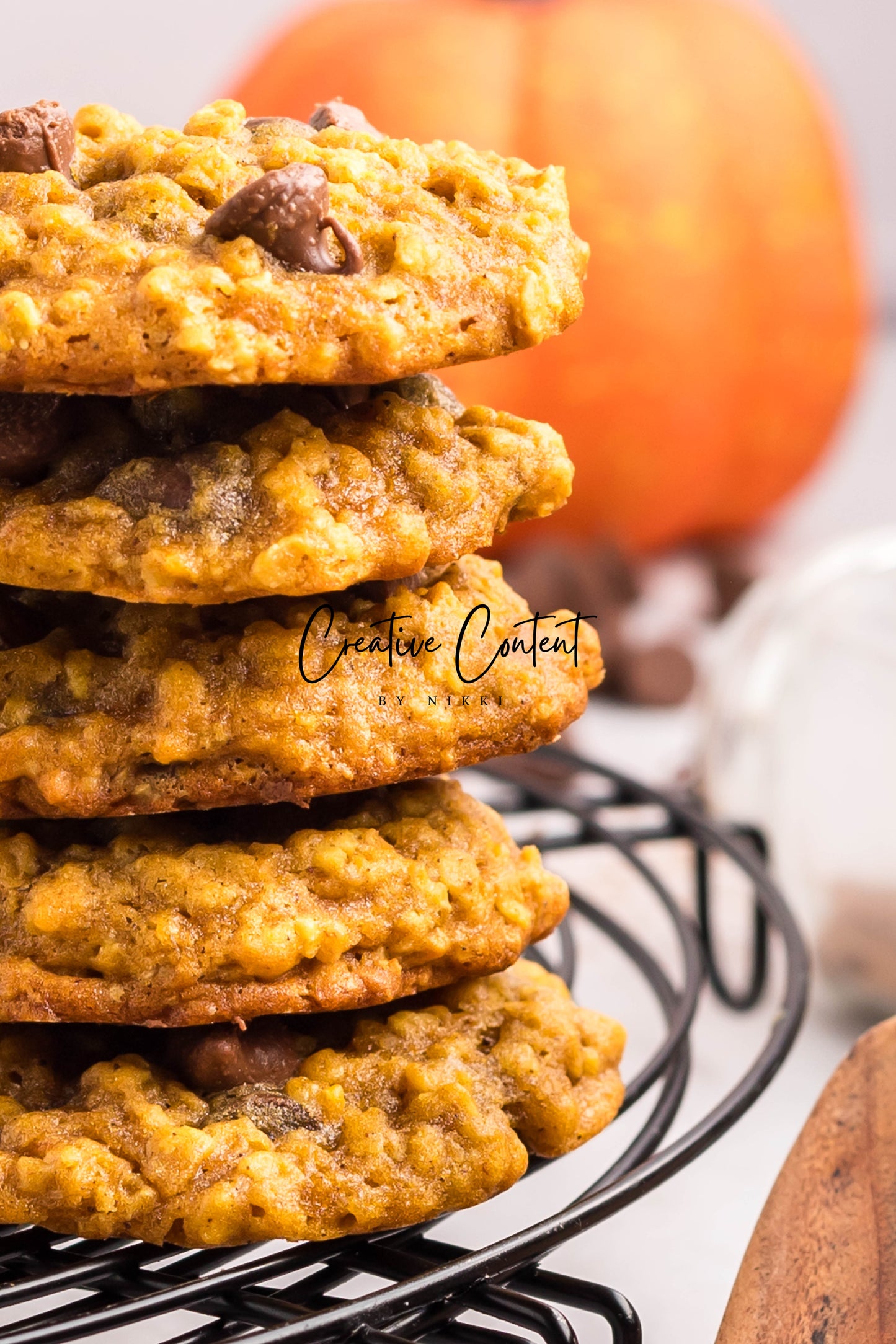 Pumpkin Oatmeal Chocolate Chip Cookies - Exclusive