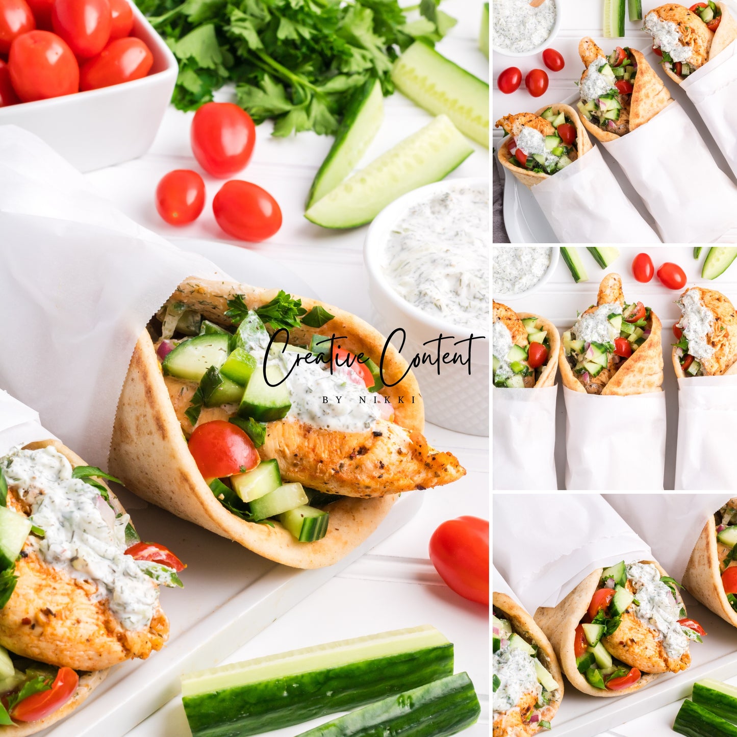 Chicken Gyros + Tzatziki Sauce - Set 2 of 2