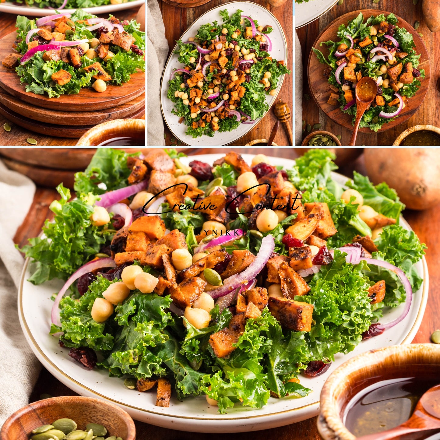Roasted Sweet Potato Kale Salad - Exclusive
